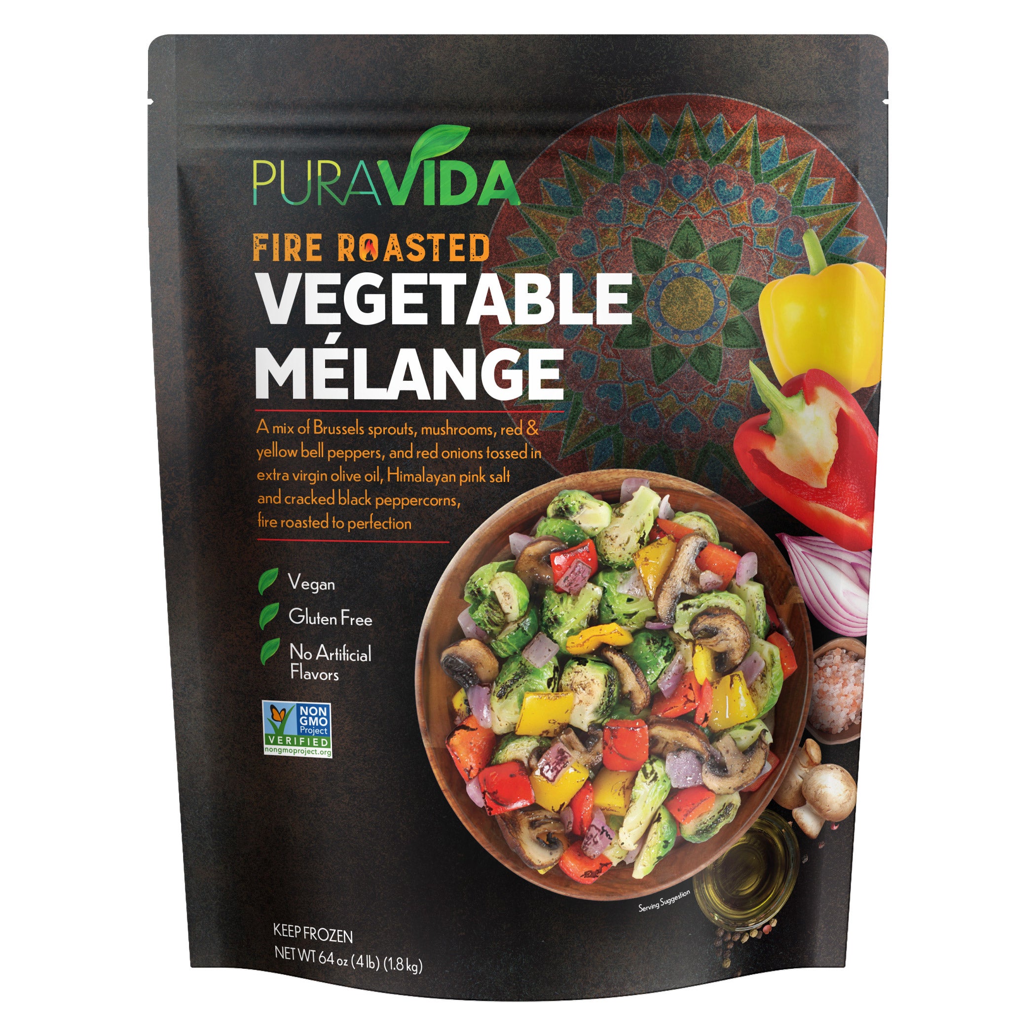 PURA VIDA VEGETABLE MELANGE 4 POUND BAG