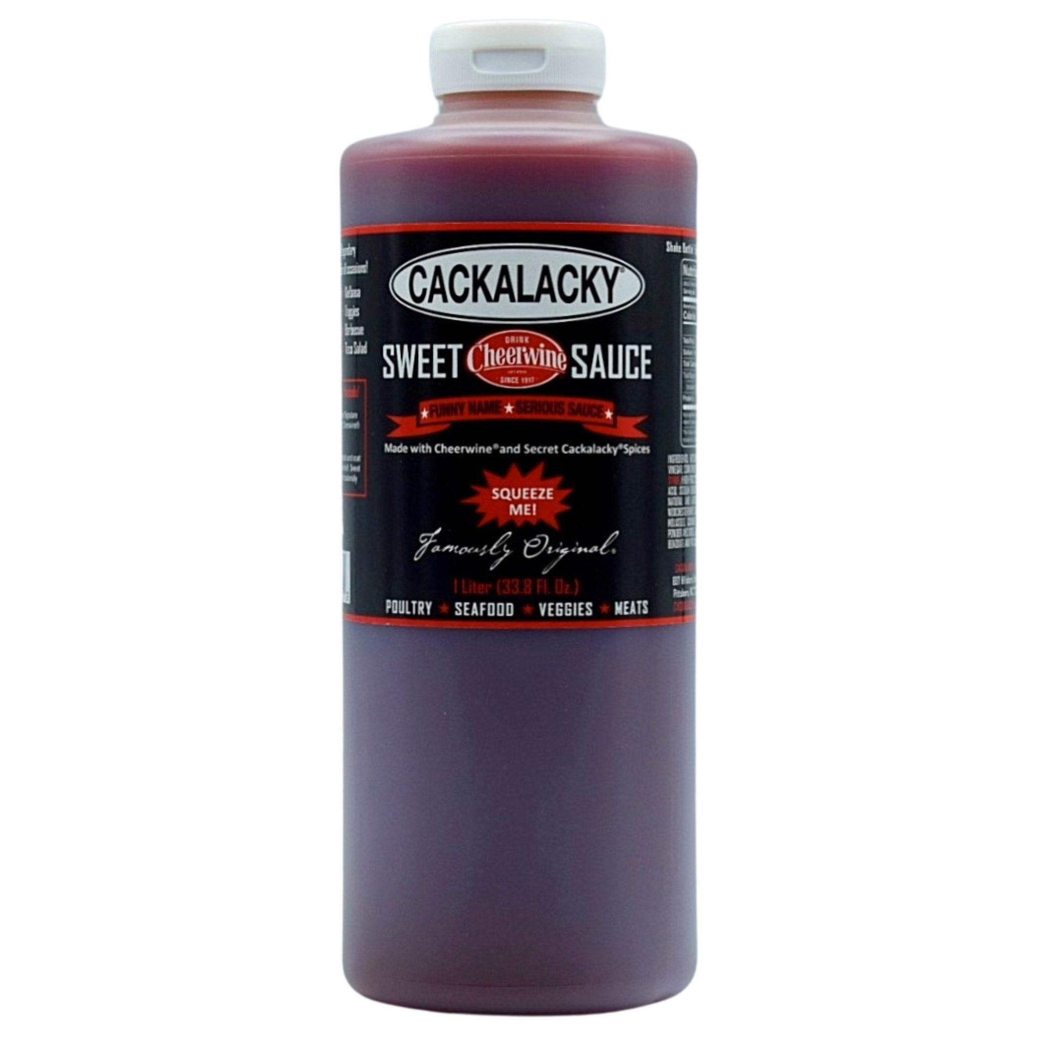 CACKALACKY CHEERWINE SWEET SAUCE 1 LTR - Image 1