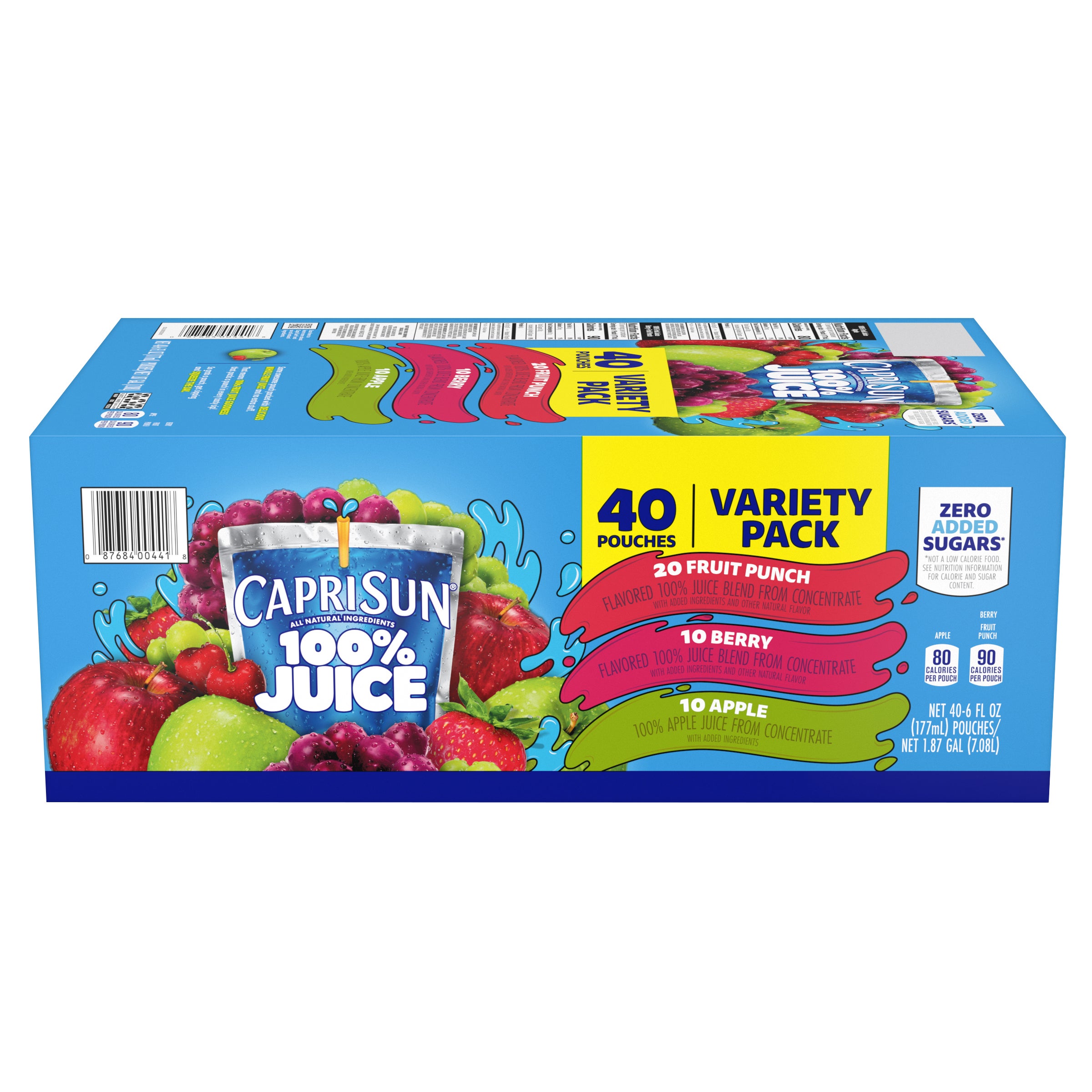 CAPRI SUN 100% JUICE VARIETY 40/6 FL OZ (7.5 QTS) - Image 1