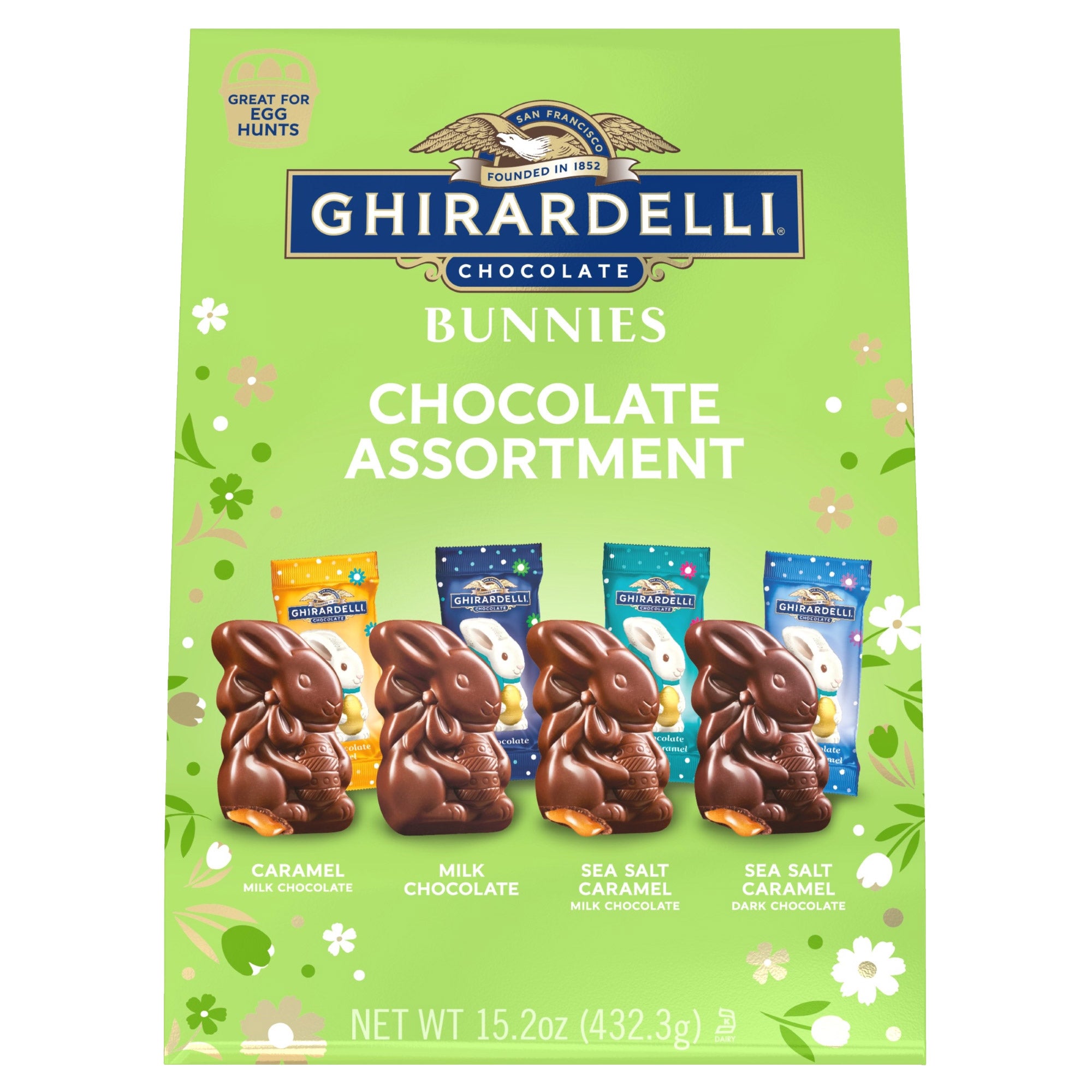 GHIRARDELLI EASTER BUNNIES 15.2 OUNCES