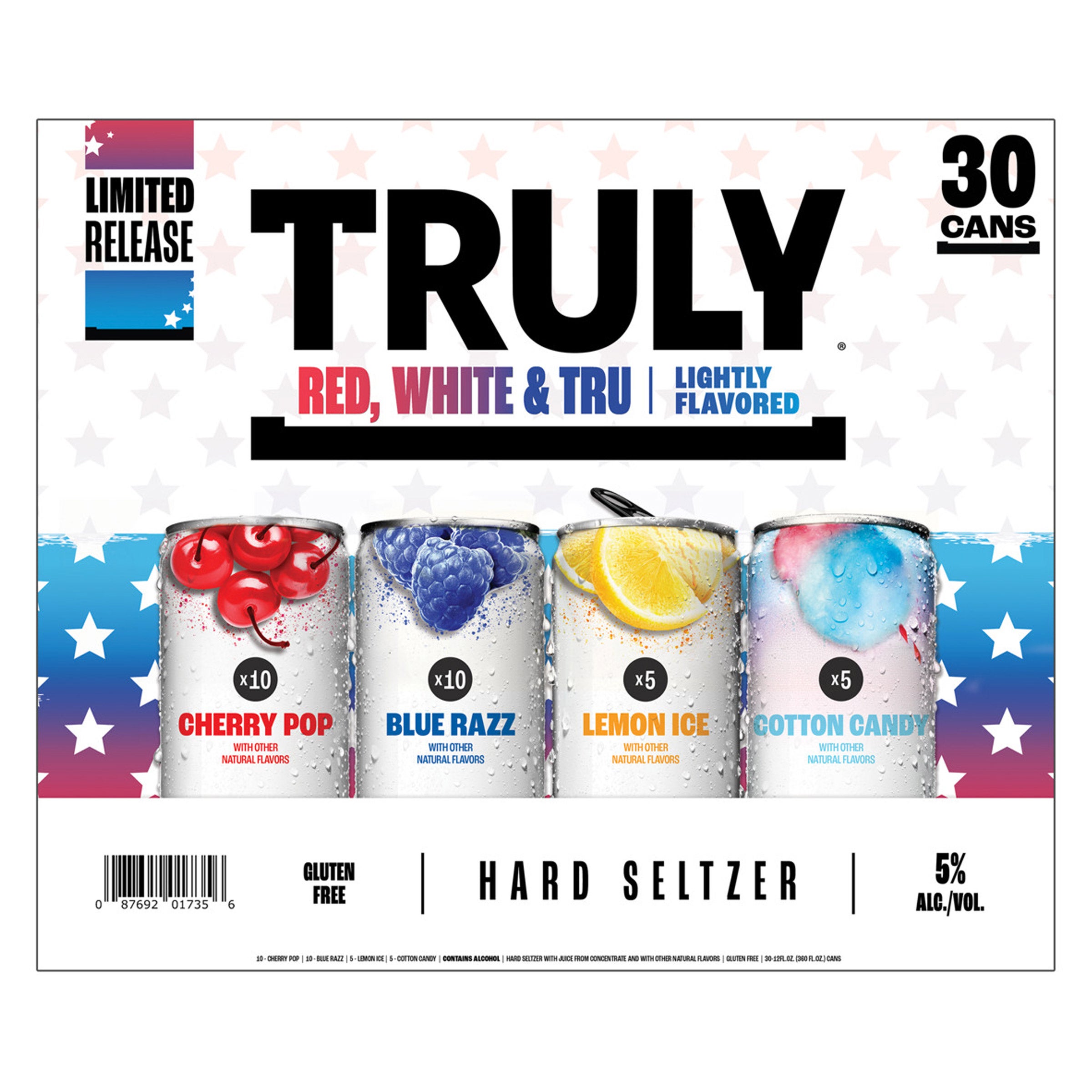 TRULY POOL PARTY VTY VARIETY PACK 30/12 OUNCE CANS
