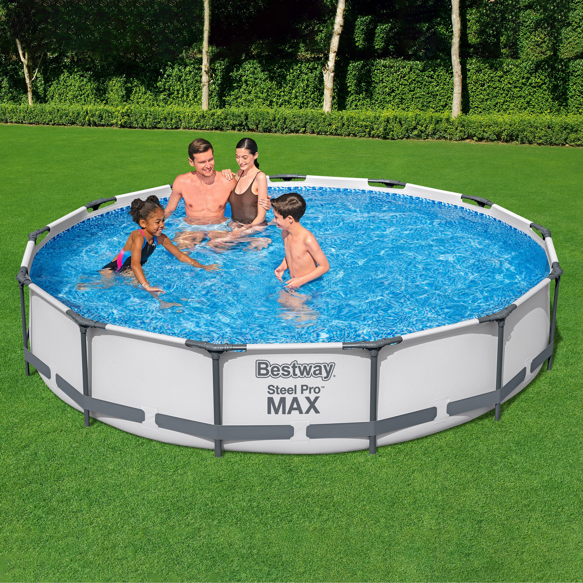 BESTWAY 13' STEEL WALL POOL - Image 1
