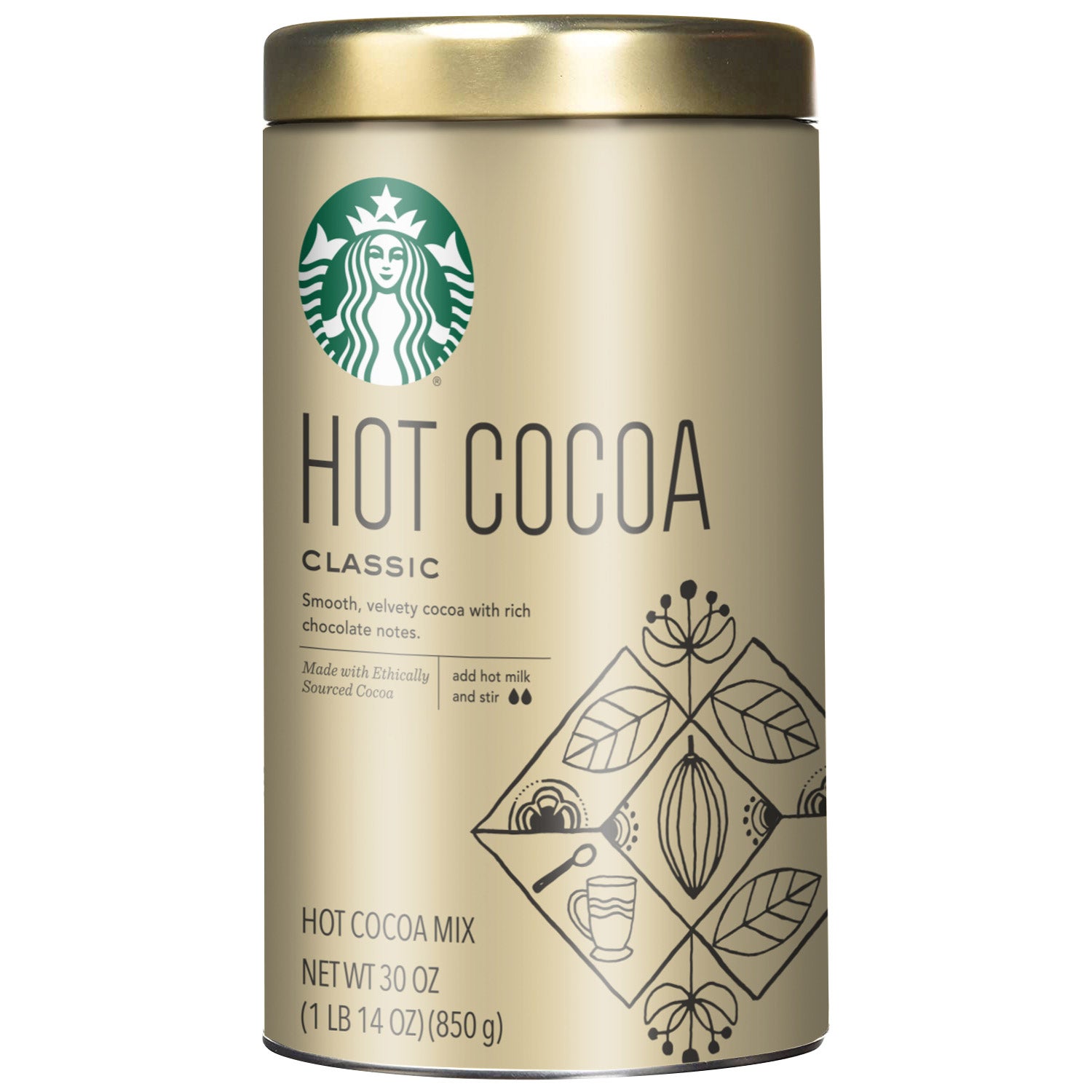 Starbucks Coffee Hot Cocoa Mix 30 oz (1.875 lbs)