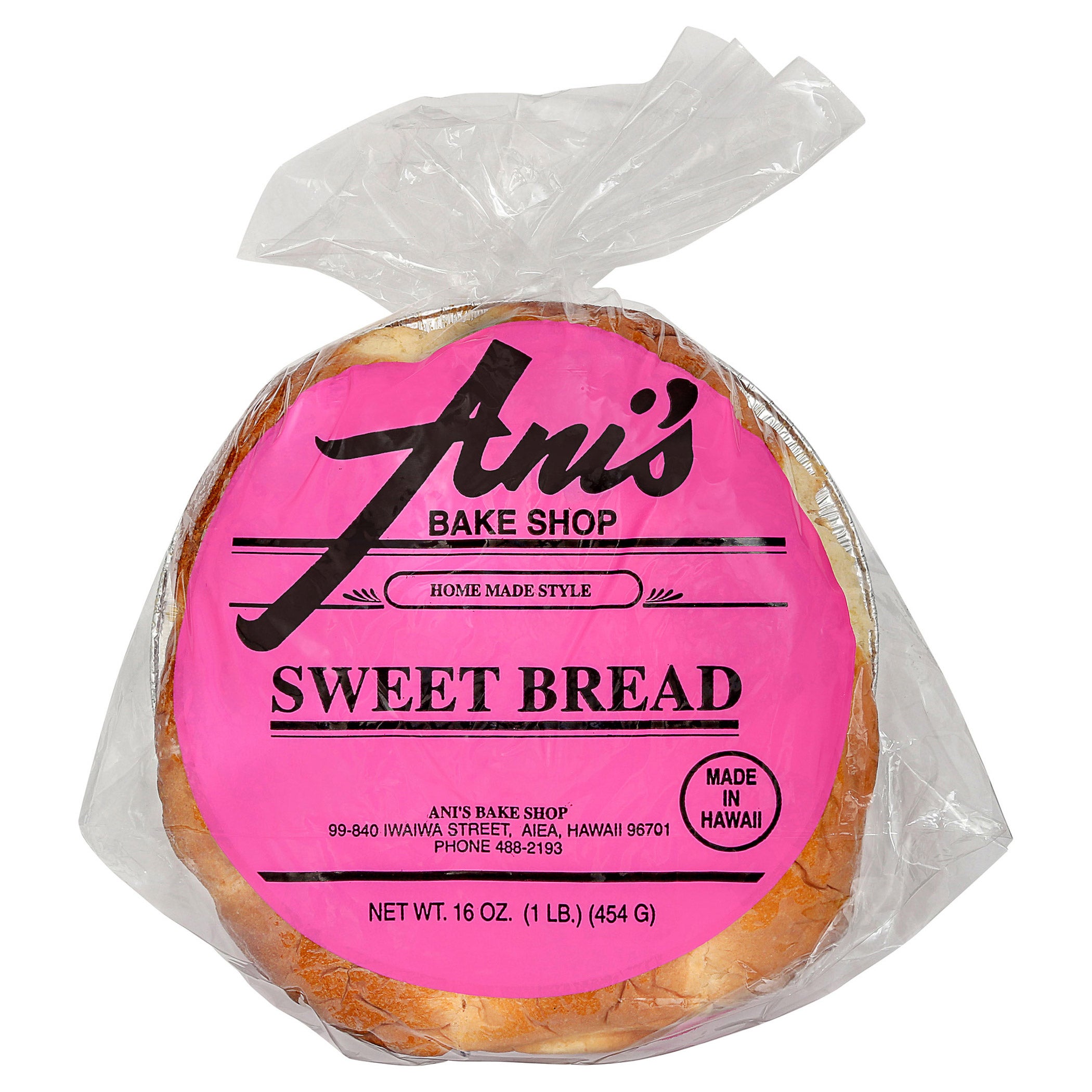 ANI'S BAKE SHOP PAN SWEET BREAD NET WT 1LB