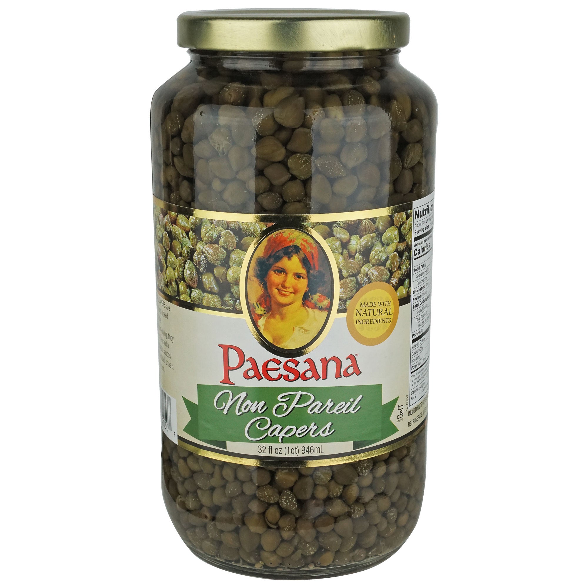 PAESANA NON PAREIL CAPERS 32 FL OZ