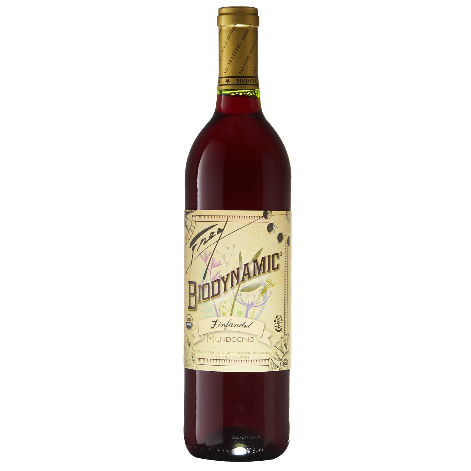 FREY VINEYARDS BIODYNAMIC ZINFANDEL MENDOCINO COUNTY 750ML