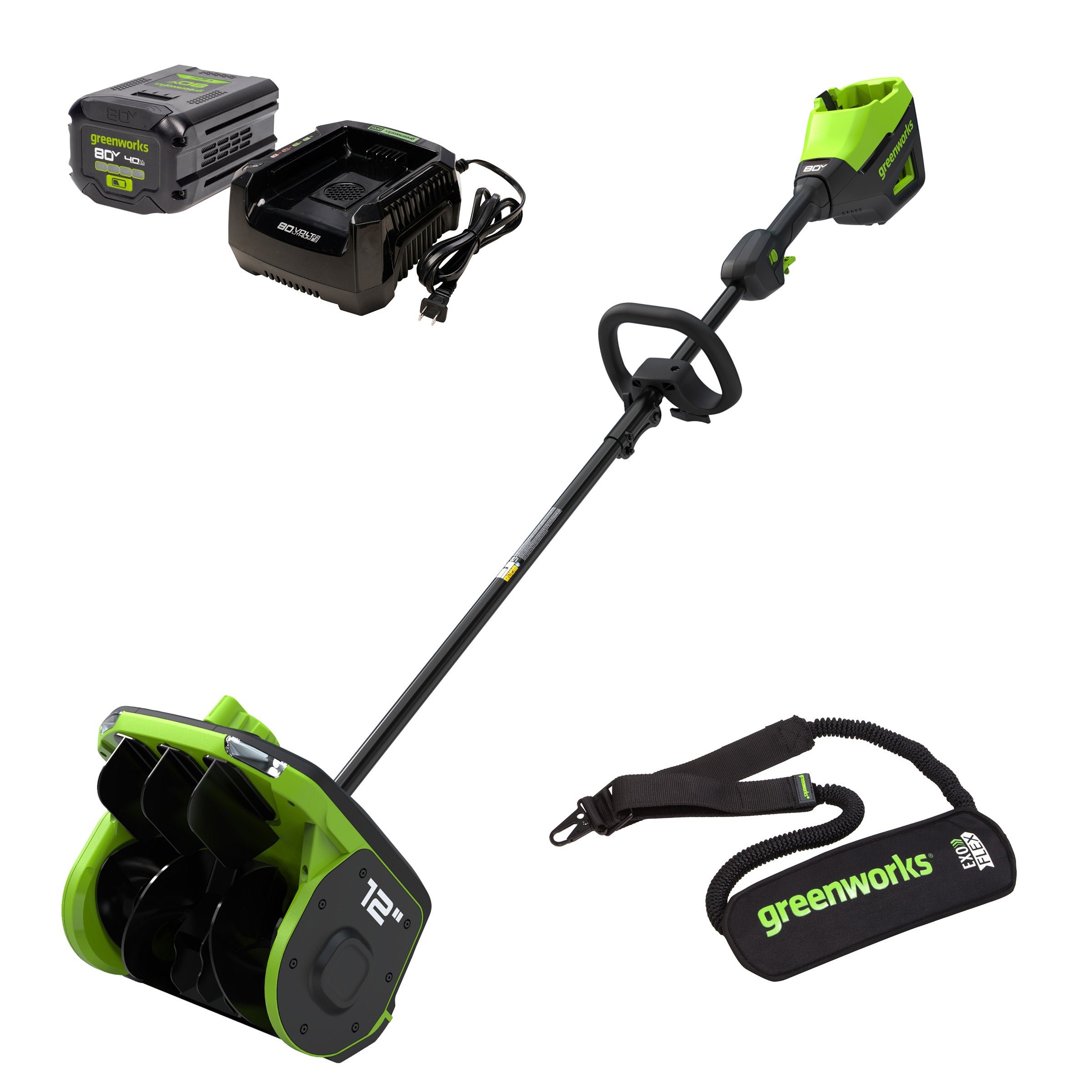 GREENWORKS 80V SNOW SHOVEL