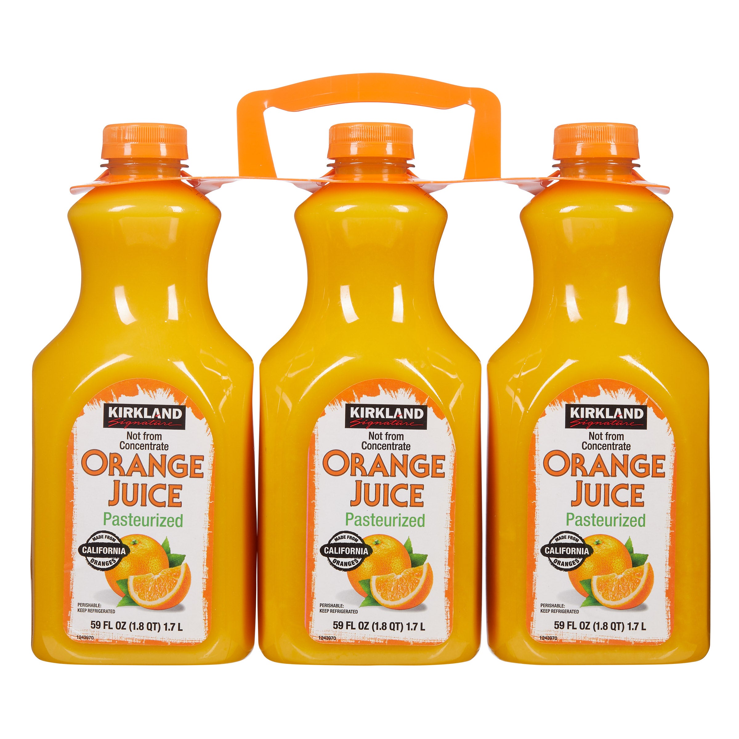 KIRKLAND SIGNATURE ORANGE JUICE 3/59 OUNCES