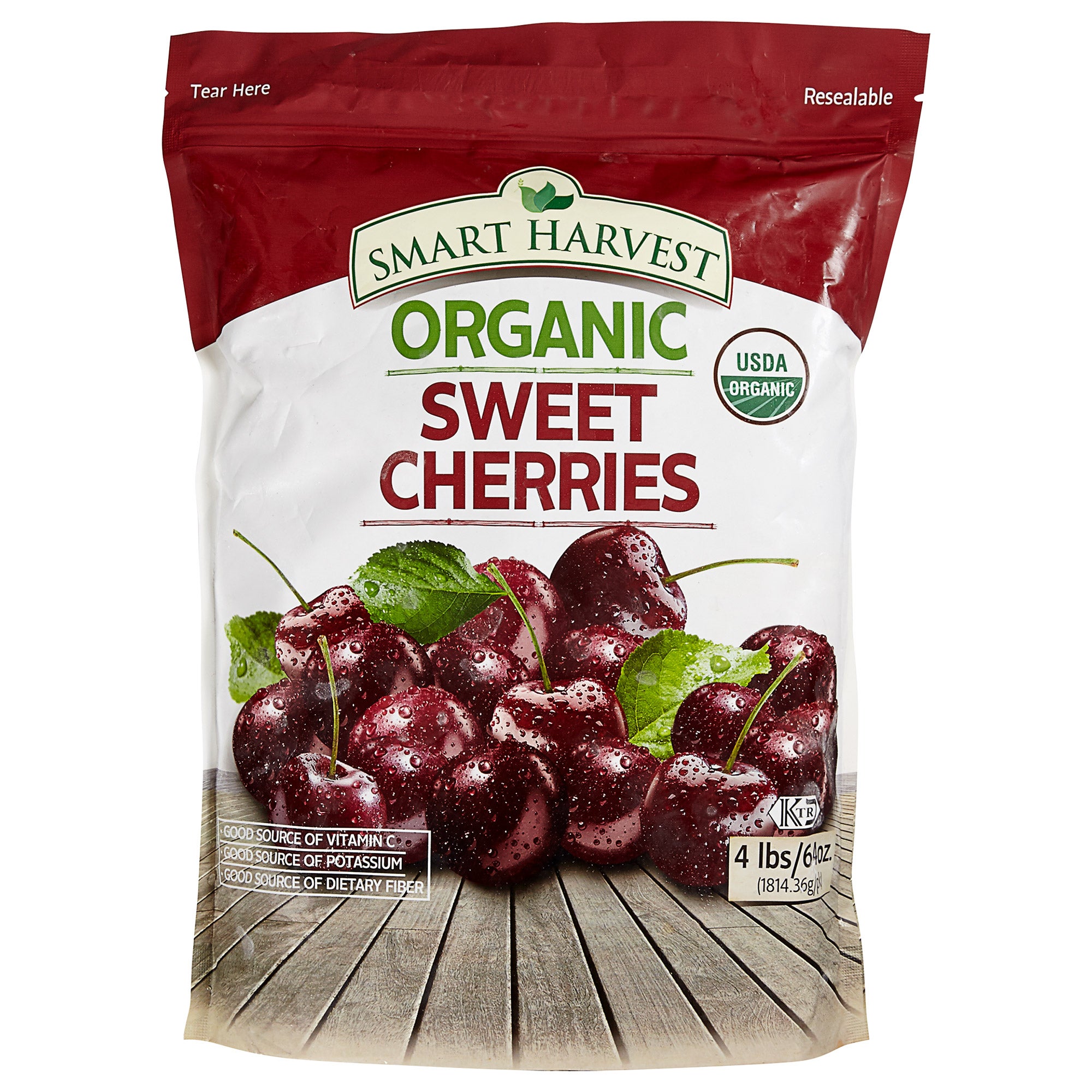 SMART HARVEST ORGANIC CHERRIES 4 POUND BAG