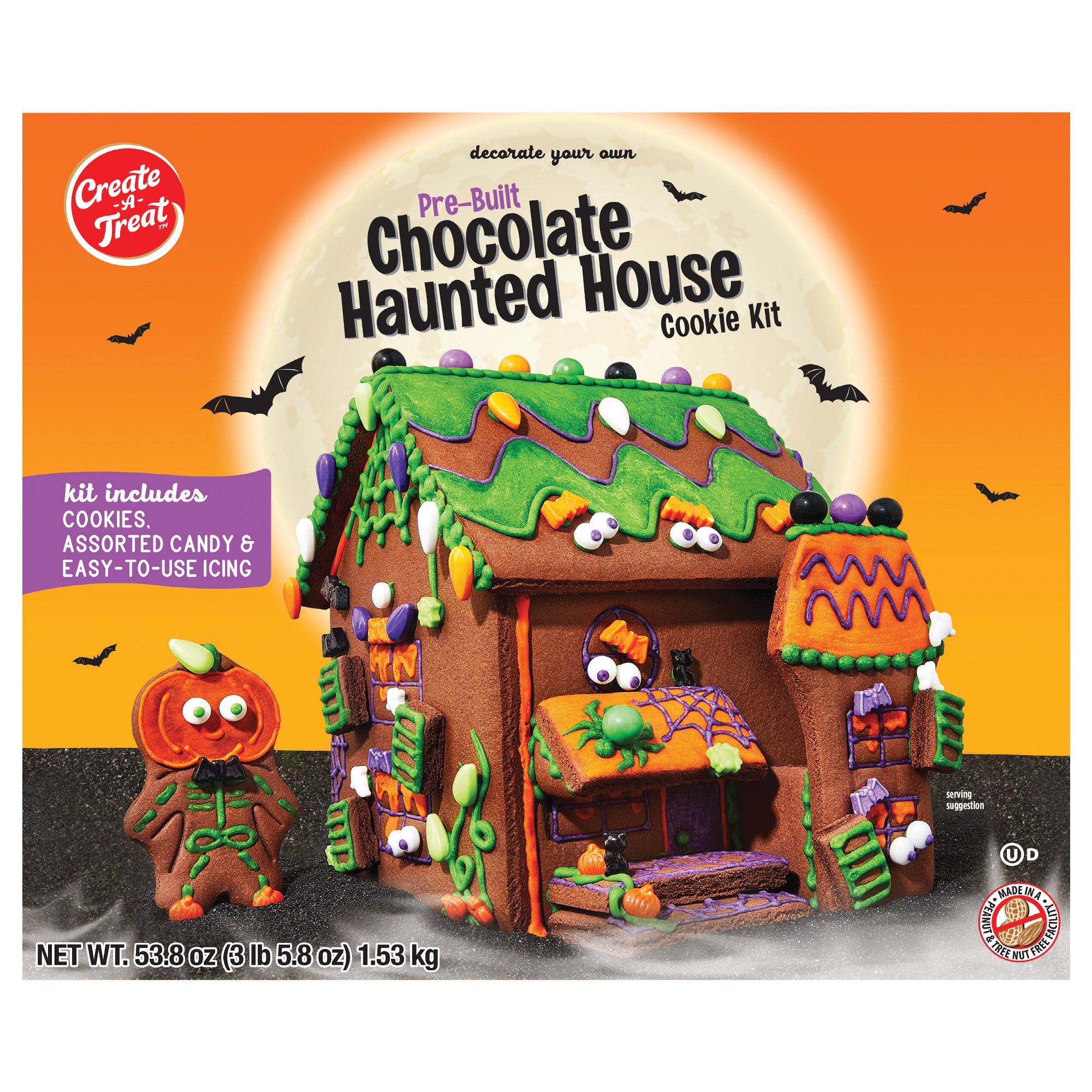 CREATE A TREAT HAUNTED HOUSE KIT PREBUILT 53.8 OZ - Image 1