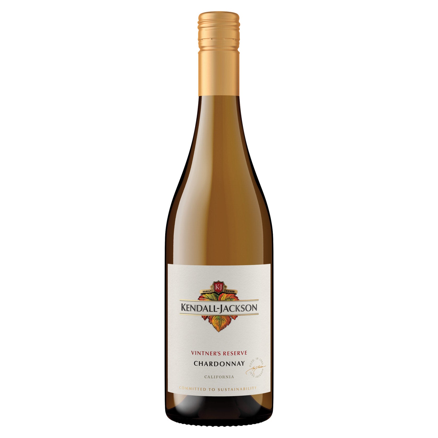 KENDALL JACKSON VINTNERS RSV CHARD MONTEREY 750 ML - Image 1