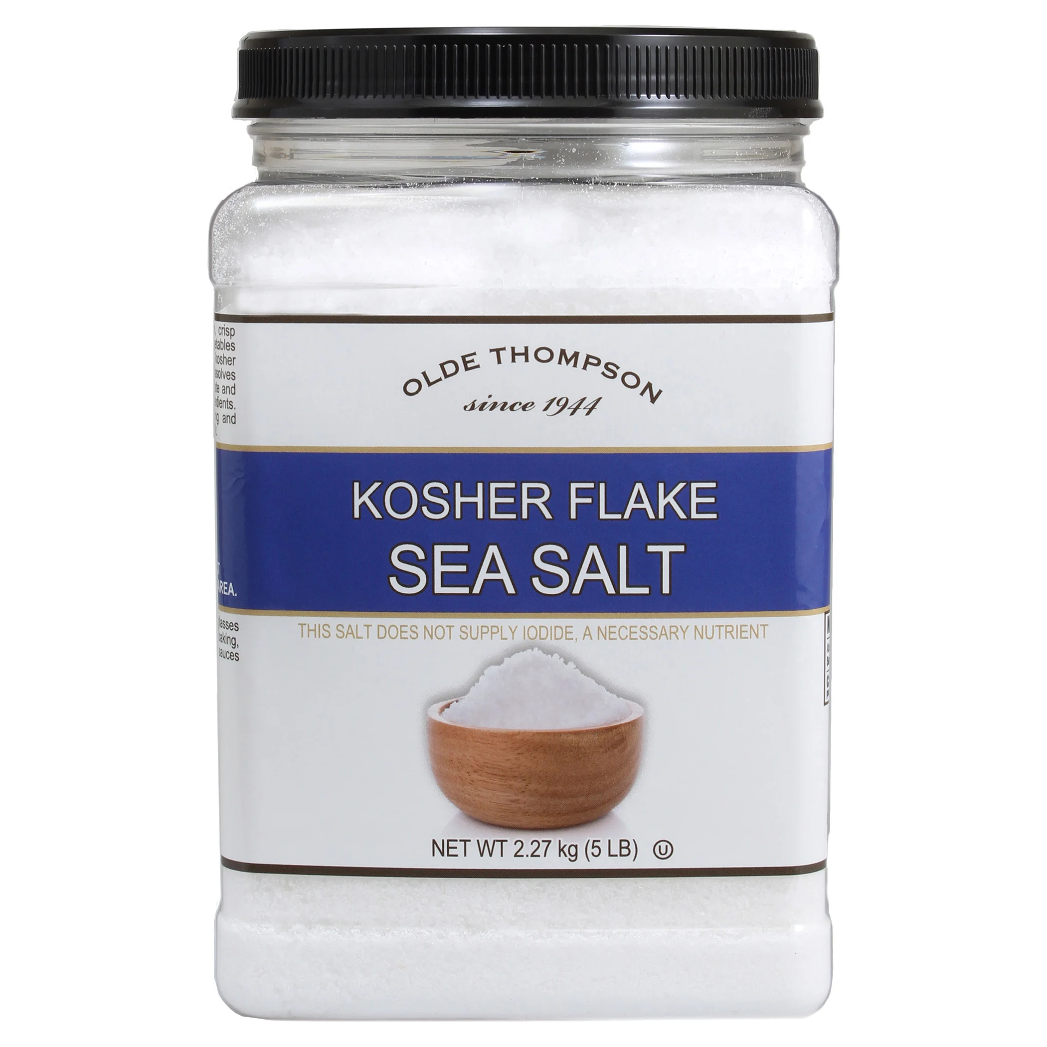 OLDE THOMPSON KOSHER FLAKE SEA SALT 5 LB - Image 1