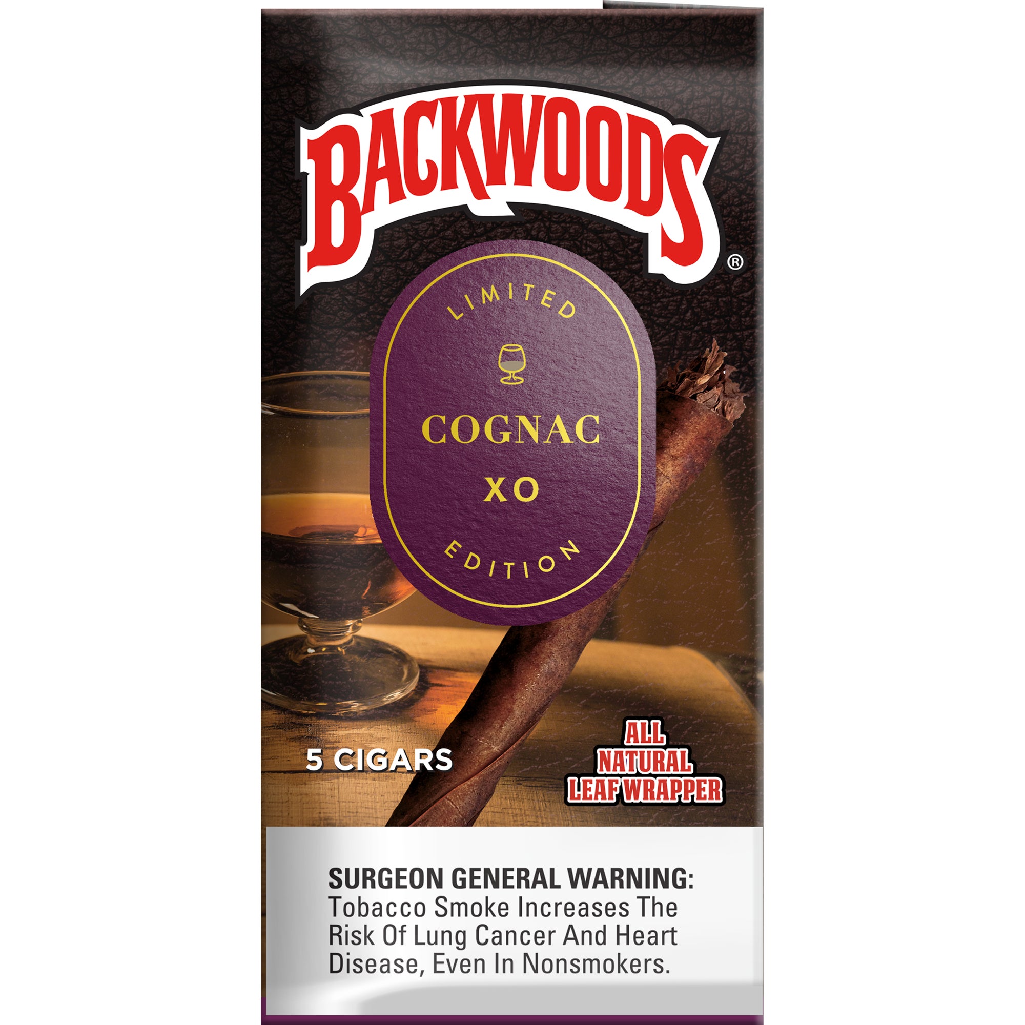 BACKWOODS COGNAC XO CIGARILLOS 8/5 CT PACKS