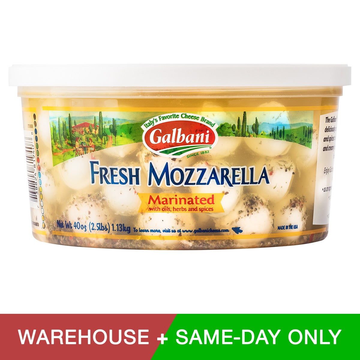GALBANI FRESH MARINATED MOZZARELLA 40 OZ