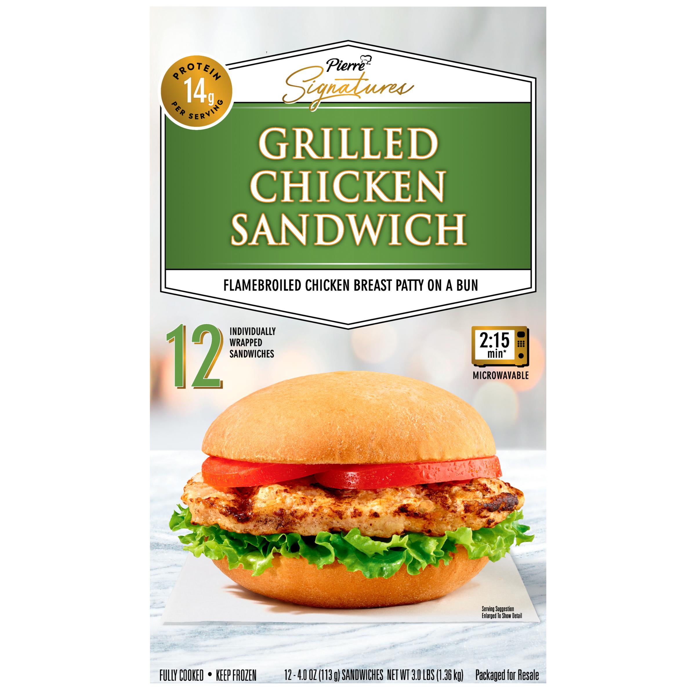 PIERRE CHICKEN SANDWICH 12/4 OZ