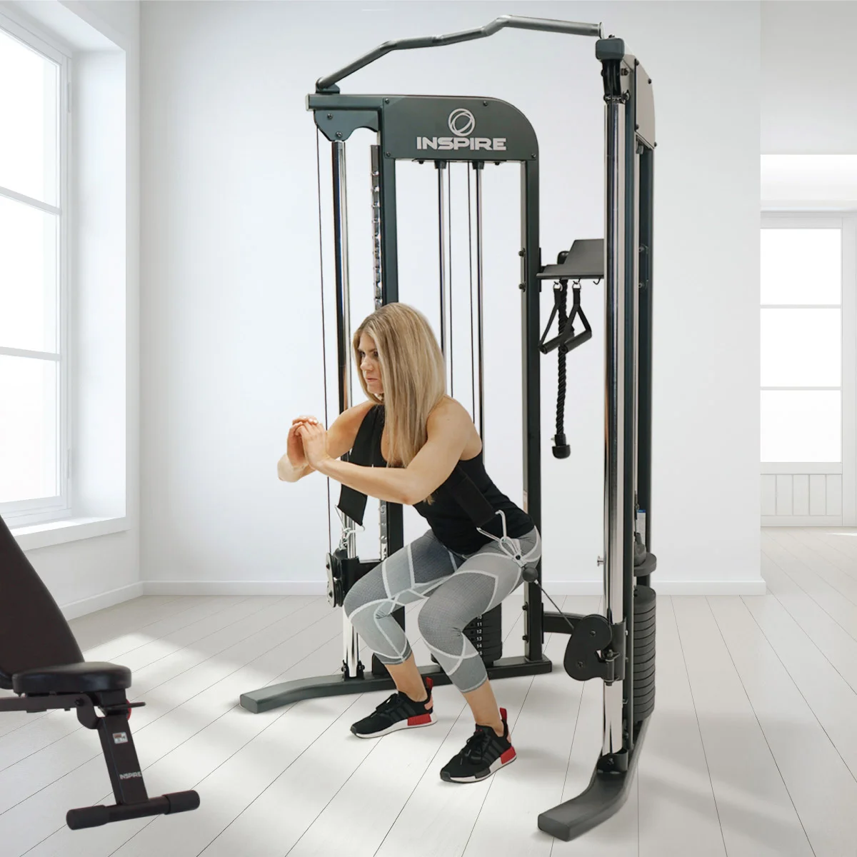 INSPIRE FITNESS FTX FUNCTIONAL TRAINER WITH BENCH