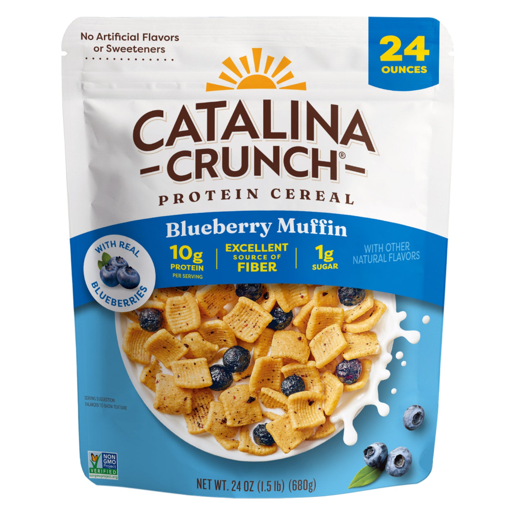 CATALINA CRUNCH BLUEBERRY MUFFIN CEREAL 24 OZ - Image 1