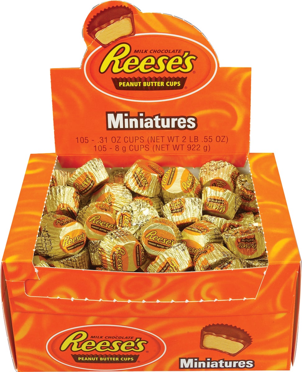 REESE'S MINIATURE PEANUT BUTTER CUPS 105 CT