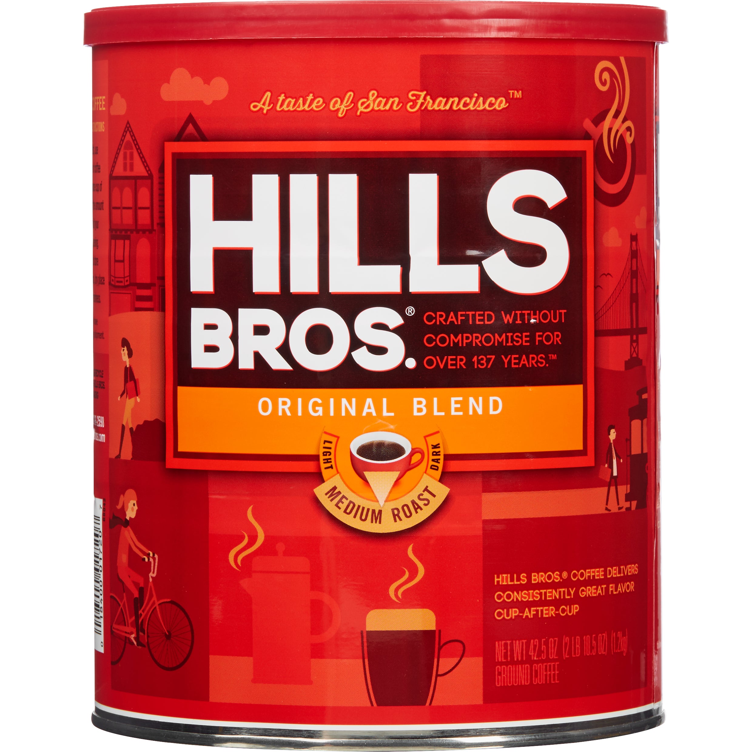 HILLS BROTHERS GROUND COFFEE-REGULAR 42.5 OZ