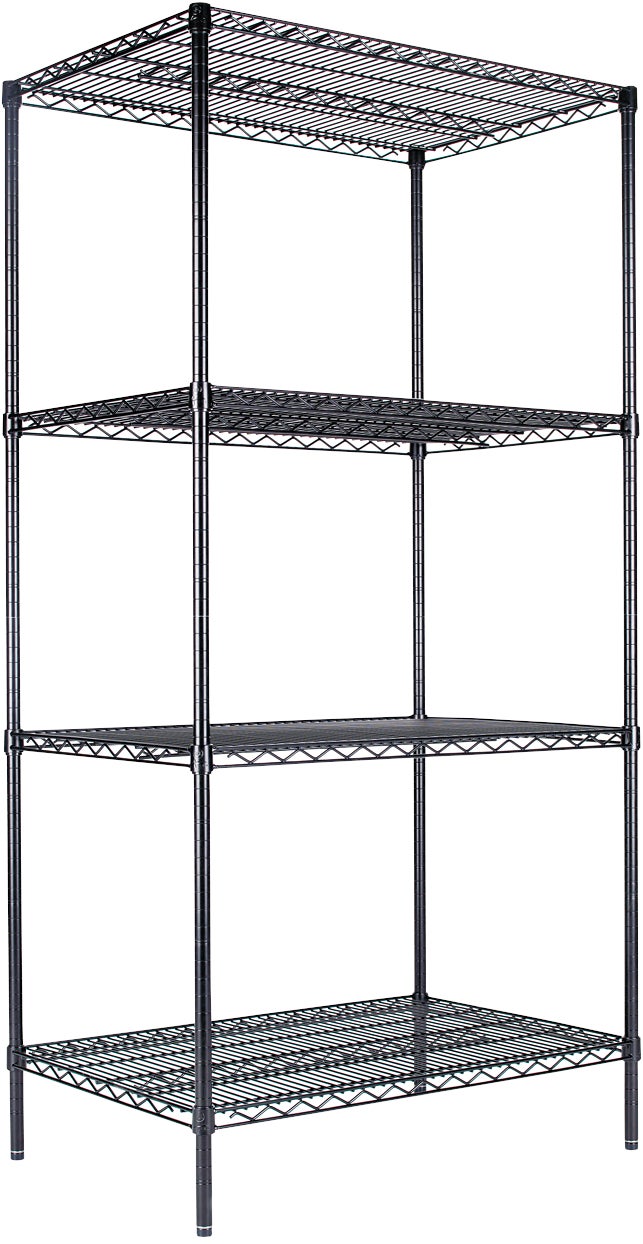 ALERA 36X24 WIRE SHELVING BK ALESW503624BL - Image 1