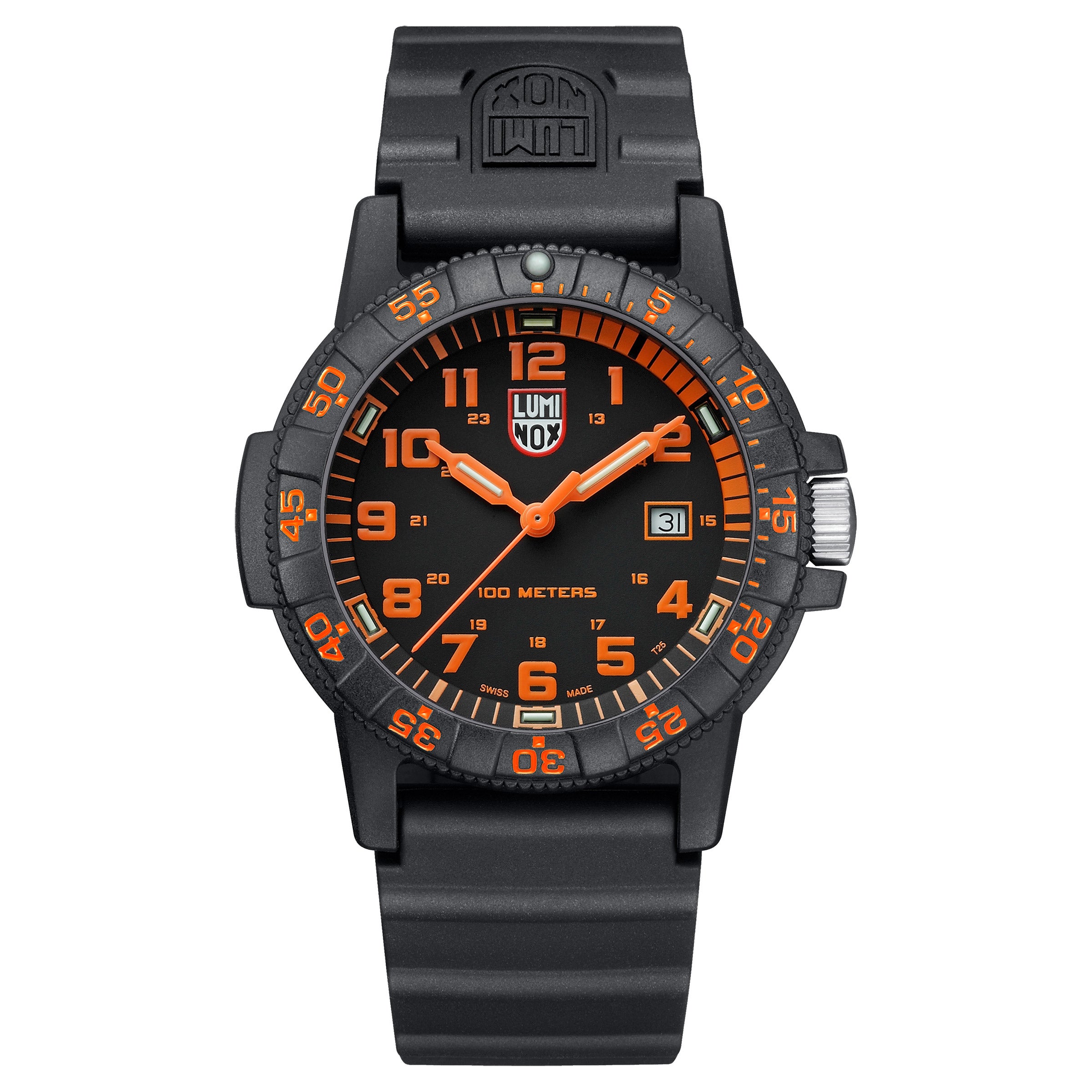 LUMINOX SEA TURTLE CARBONOX CASE MENS QUARTZ WATCH - Image 1