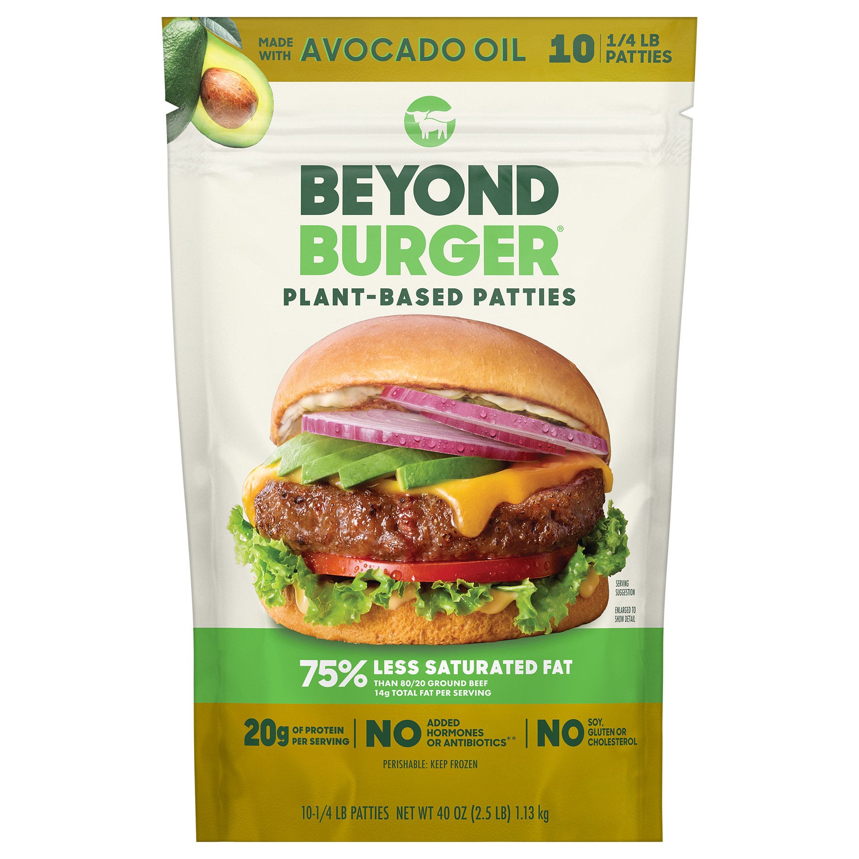 BEYOND MEAT PLANT-BASED PATTIES 10/3.98 OZ - Image 1