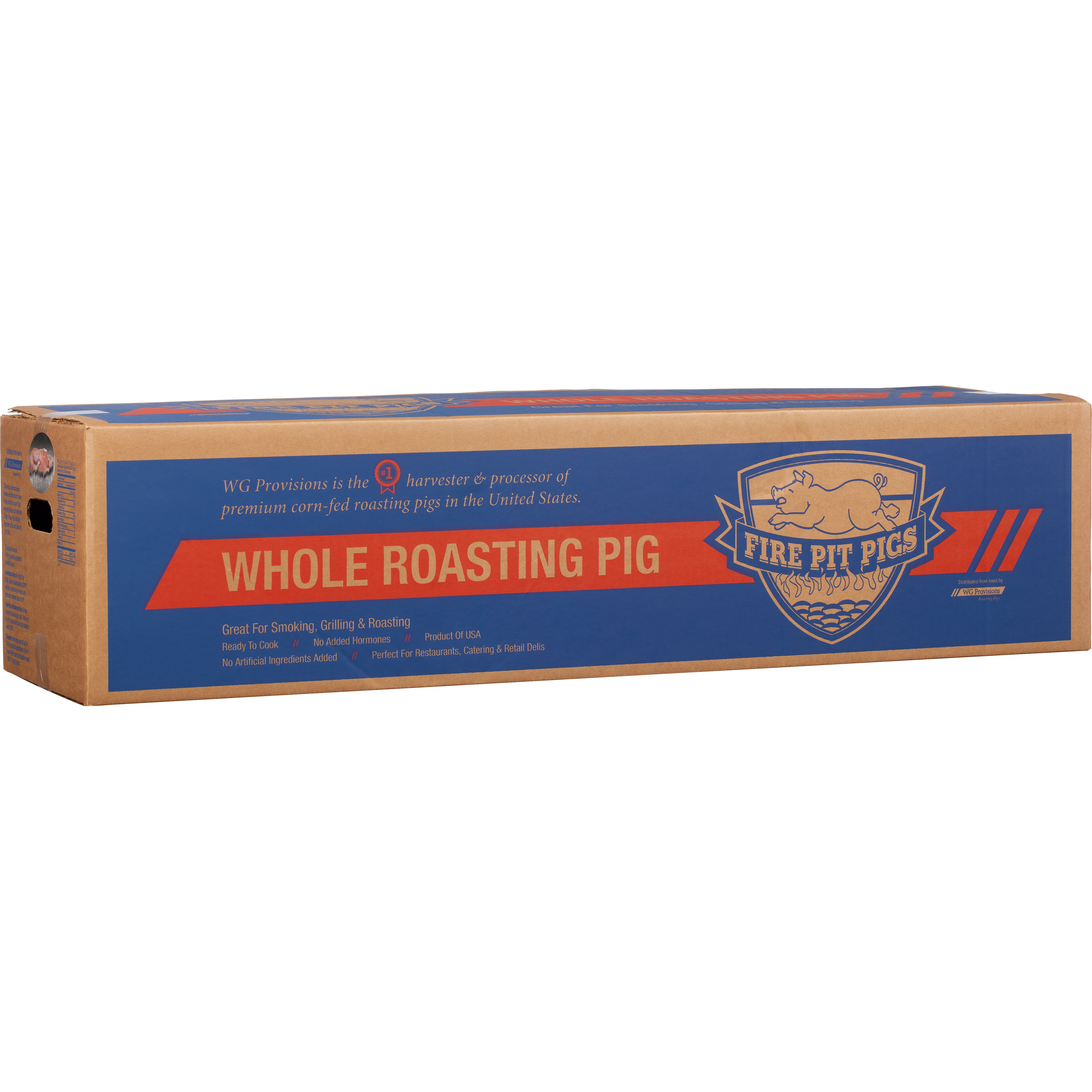 W&G ROASTING WHOLE FIRE PIT PIG PRICE PER LB.