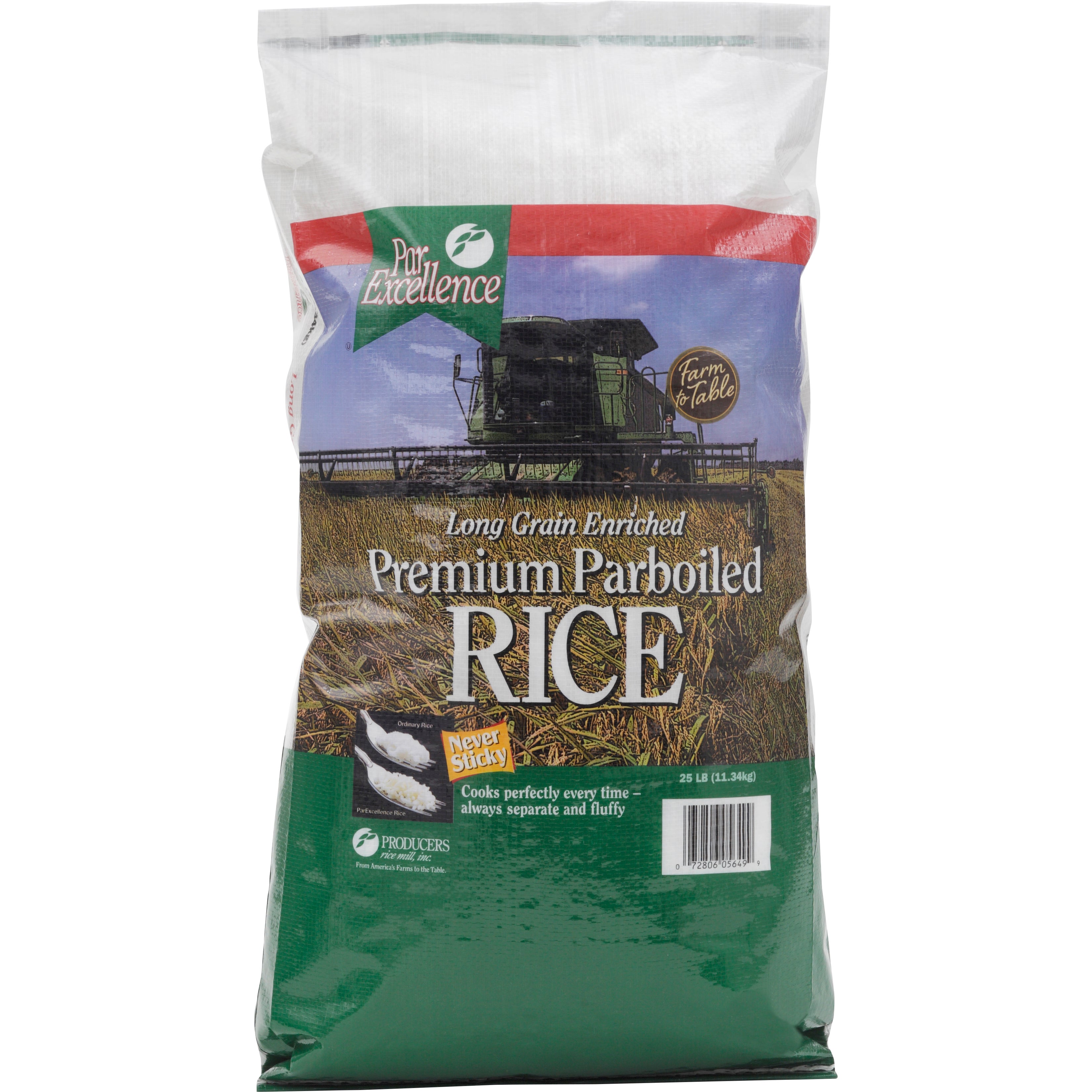 PAR EXCELLENCE PARBOILED RICE 25 LB