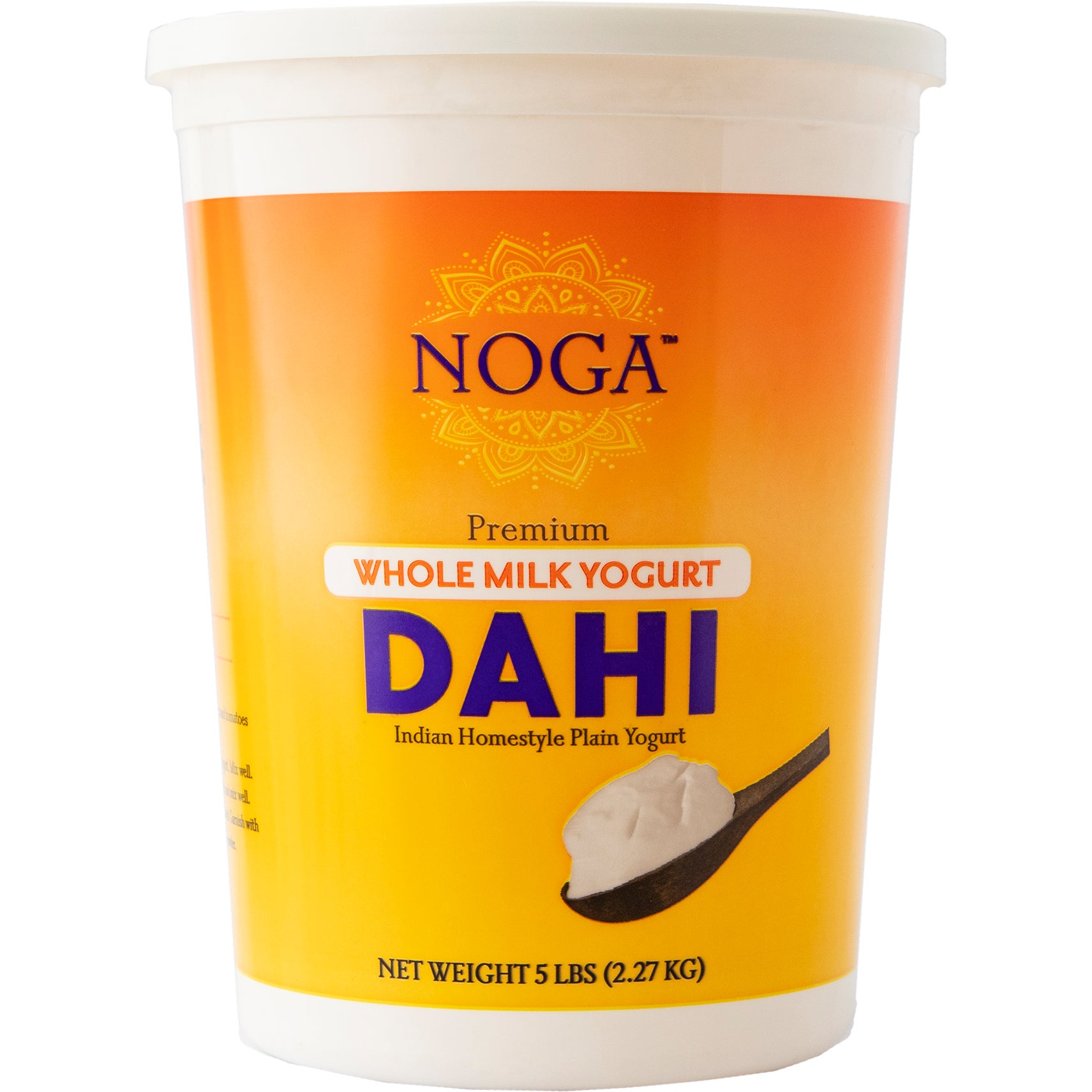 NOGA DAHI YOGURT INDIAN STYLE PLAIN 5 LBS - Image 1