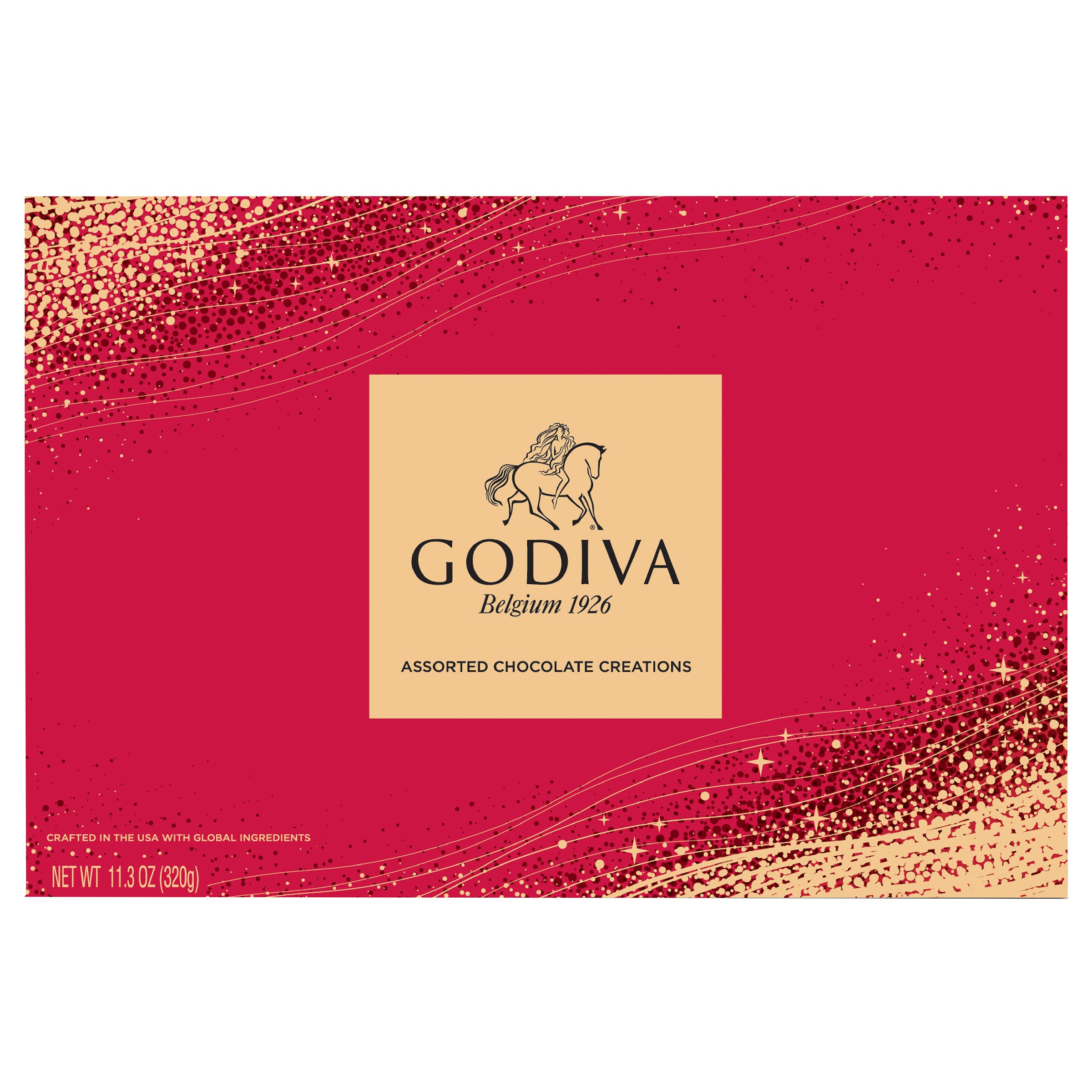 GODIVA HOLIDAY GIFT BOX 11.03 OZ ( 0.68 LB)