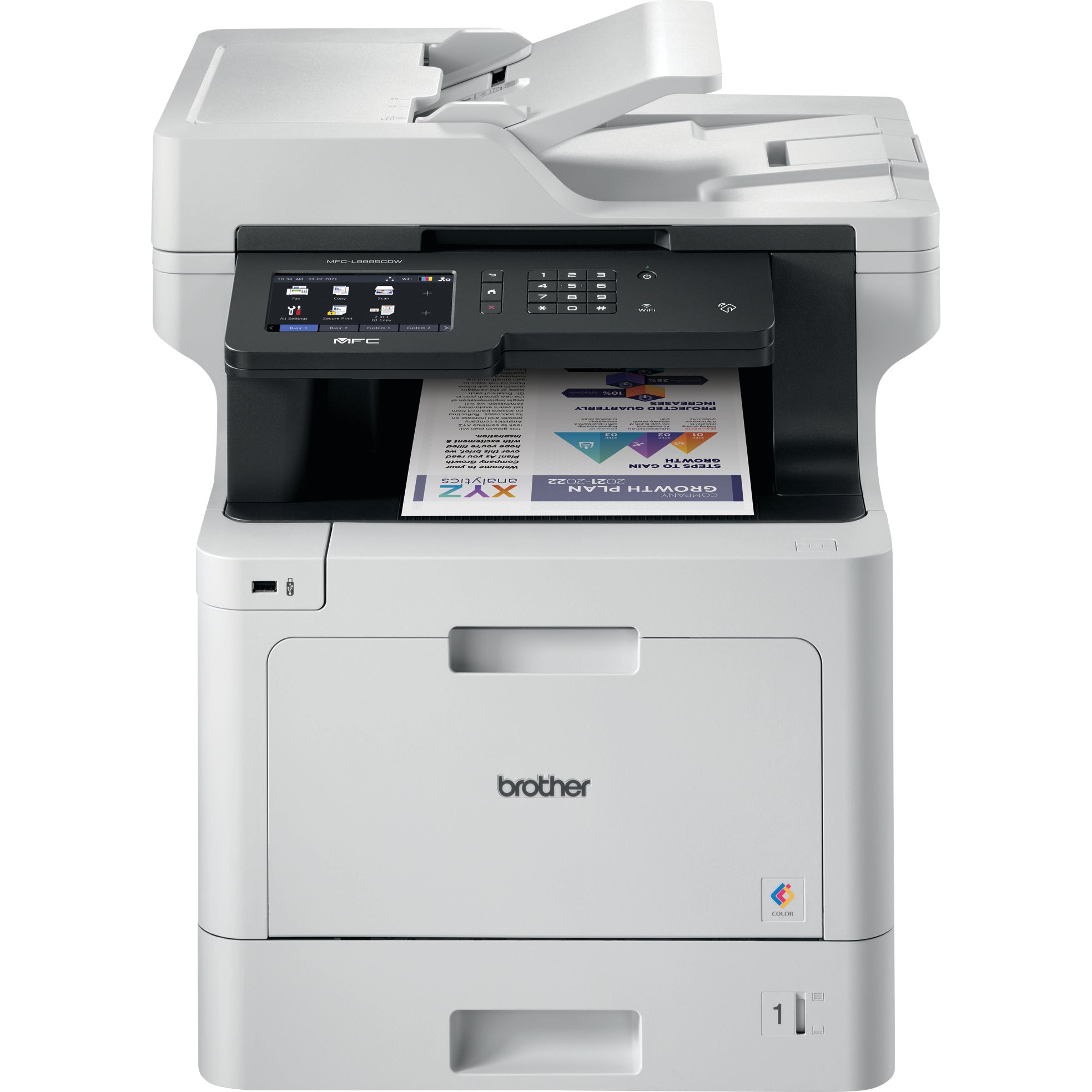 BROTHER COLOR LASER PRINTER BRTMFCL8895CDWB