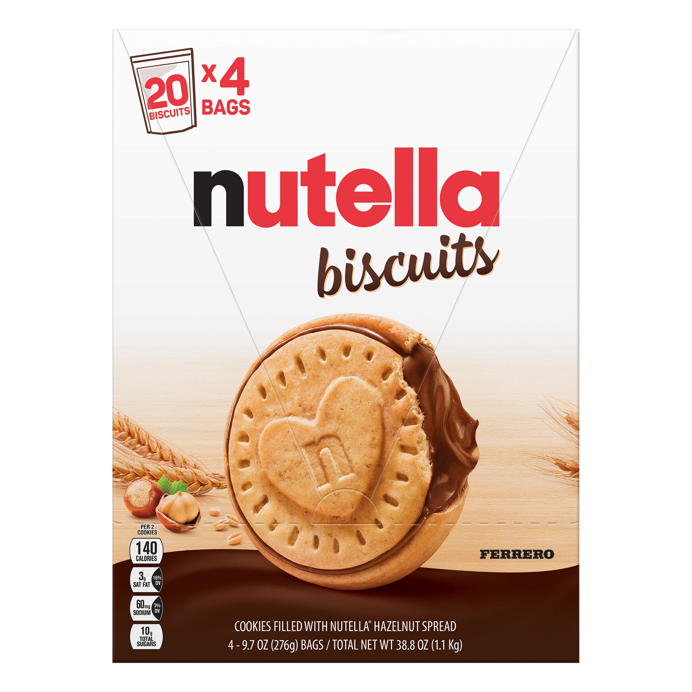 NUTELLA BISCUITS 38.8 OUNCE BOX - Image 1