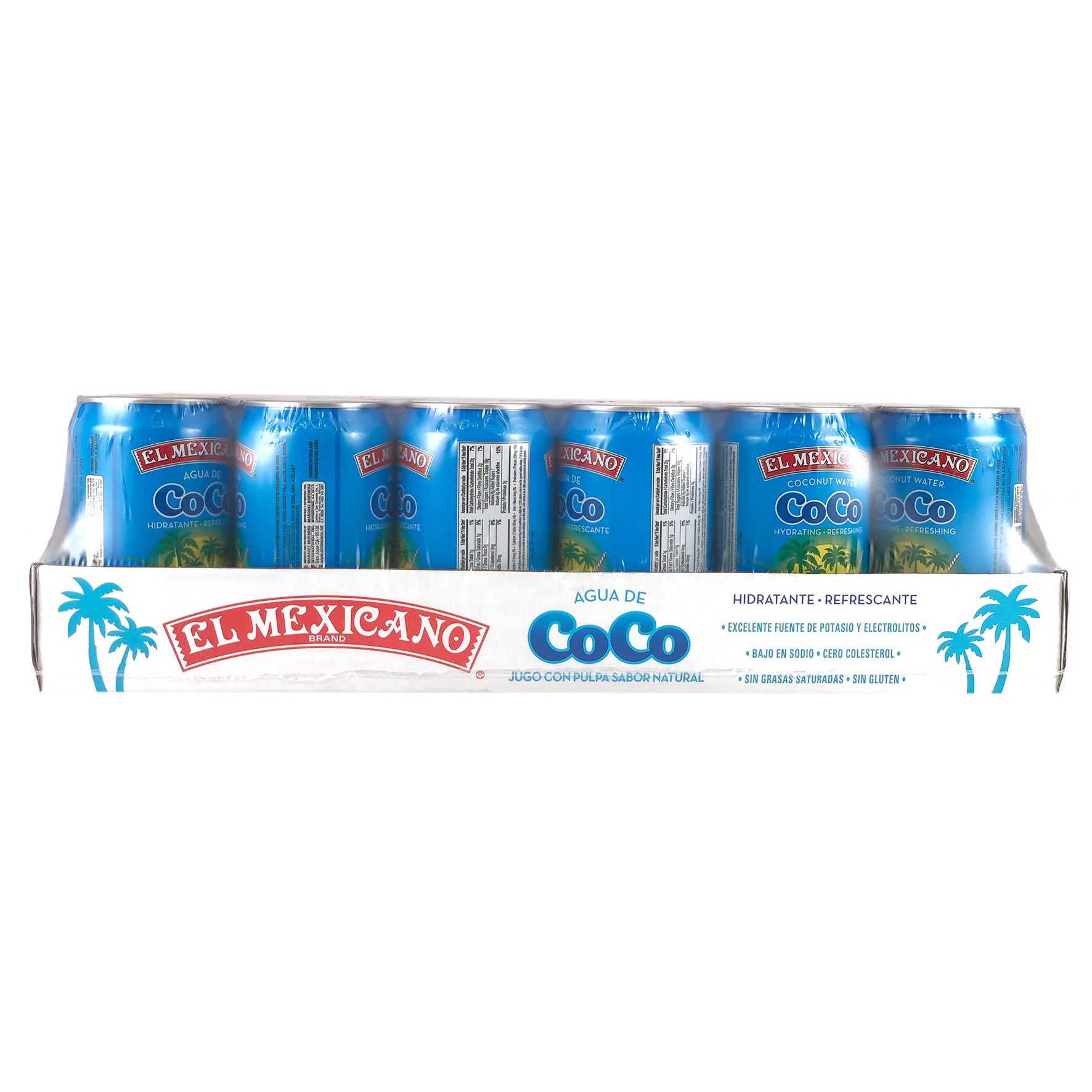 EL MEXICANO AGUA DE COCO 24/10.5 OZ