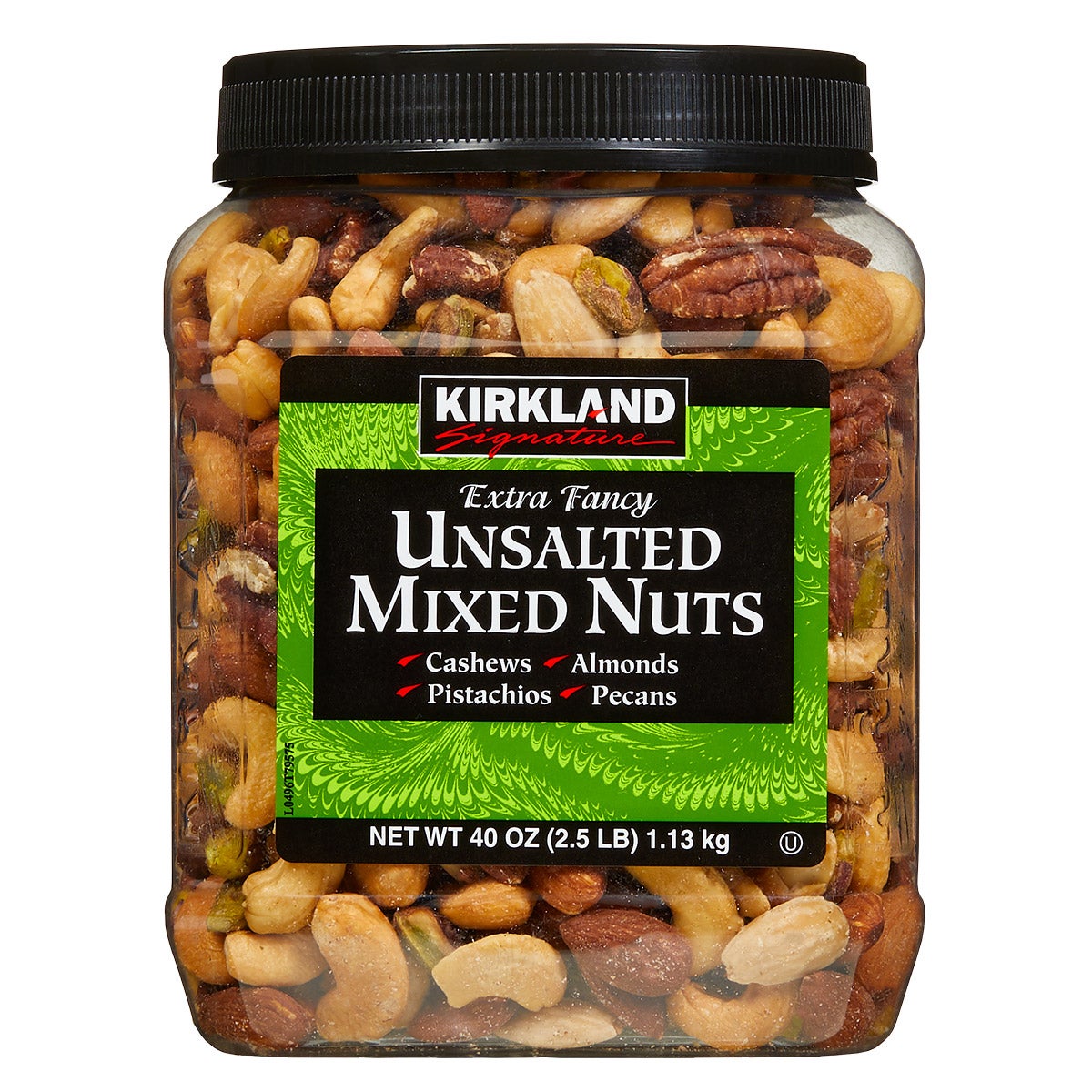 KIRKLAND SIGNATURE UNSALTED MIXED NUTS 40 OZ (2.5 LBS) - Image 1