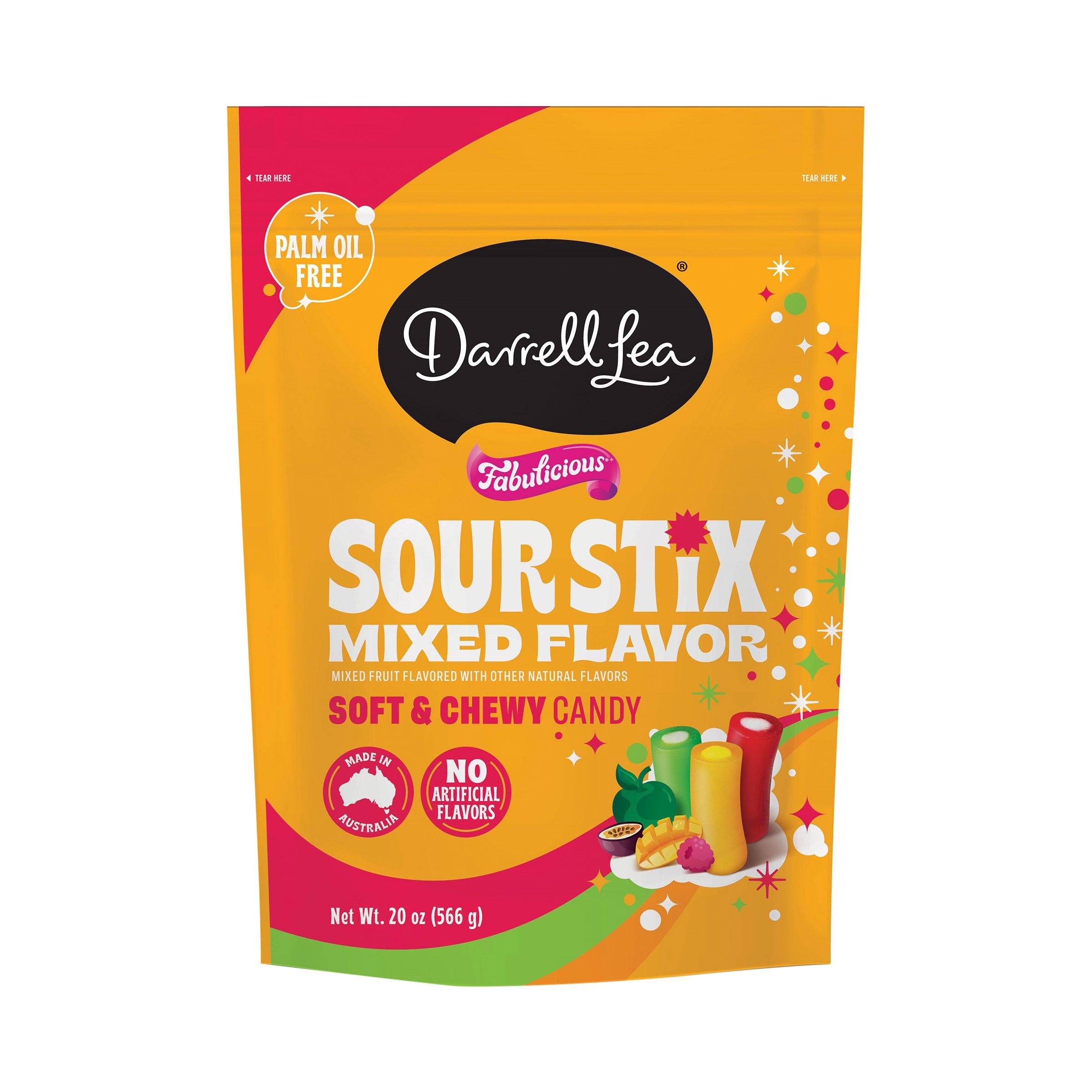 DARRELL LEA SOUR STIX 20 OUNCES