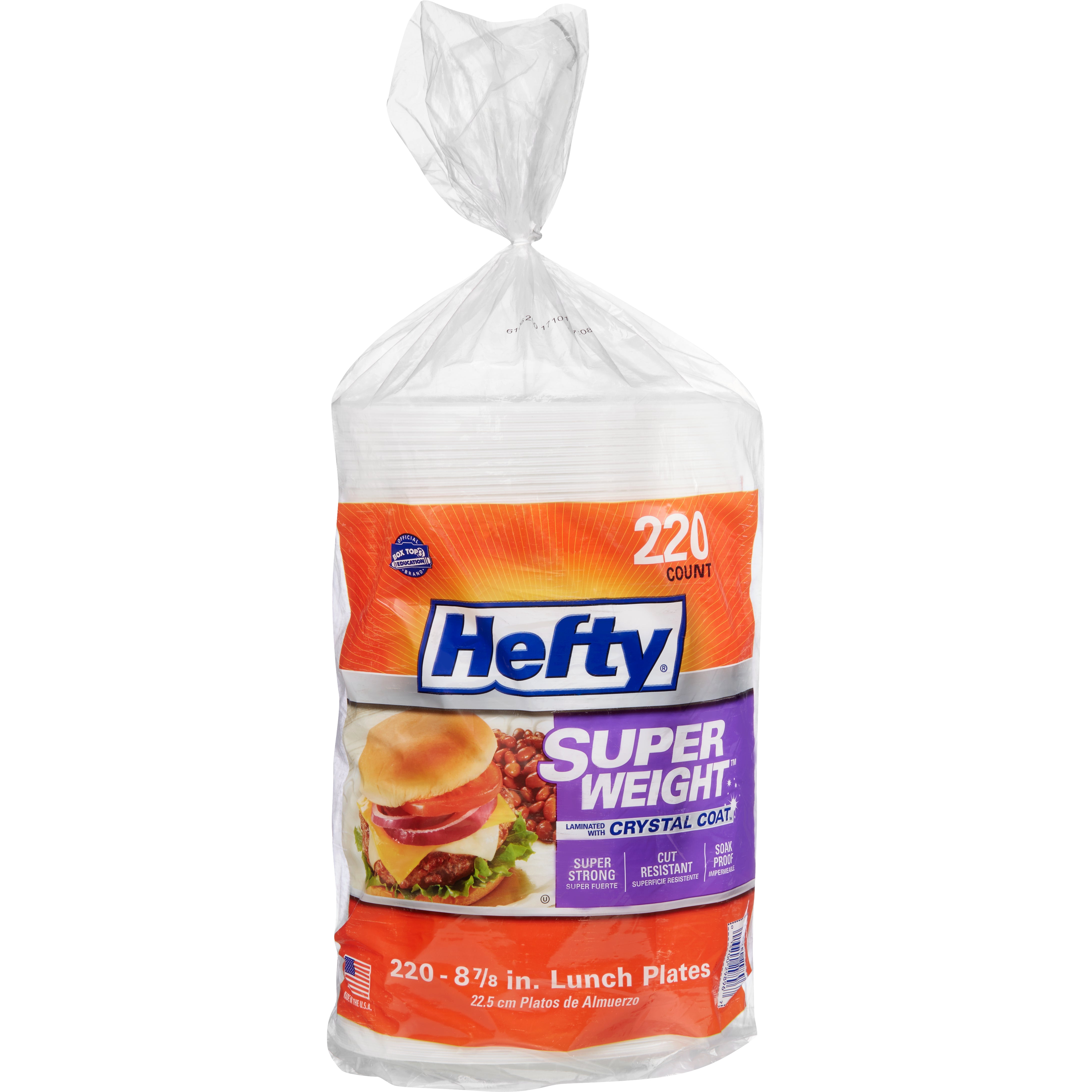 HEFTY SUPER WEIGHT 8 7/8¨ FOAM PLATE 220 CT