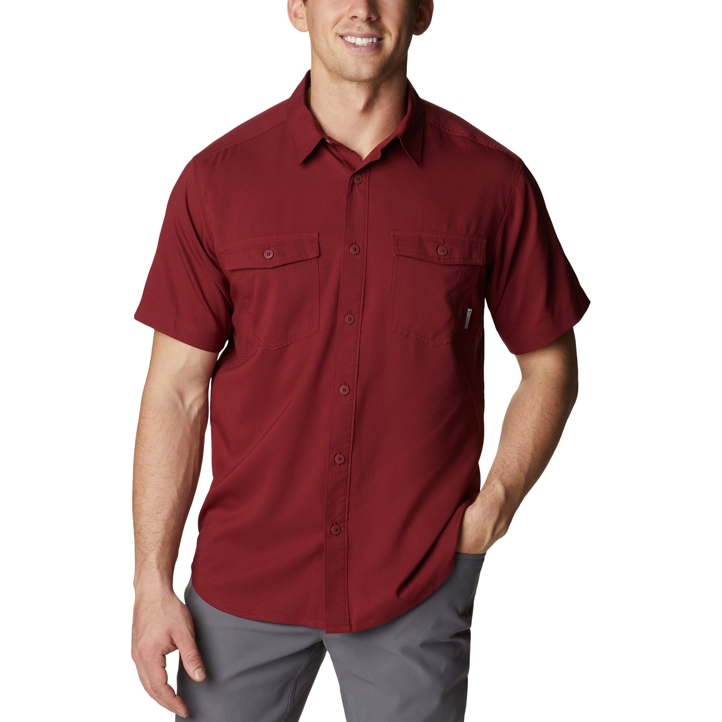 COLUMBIA MEN'S SHORT SLEEVE WOVEN SHIRT