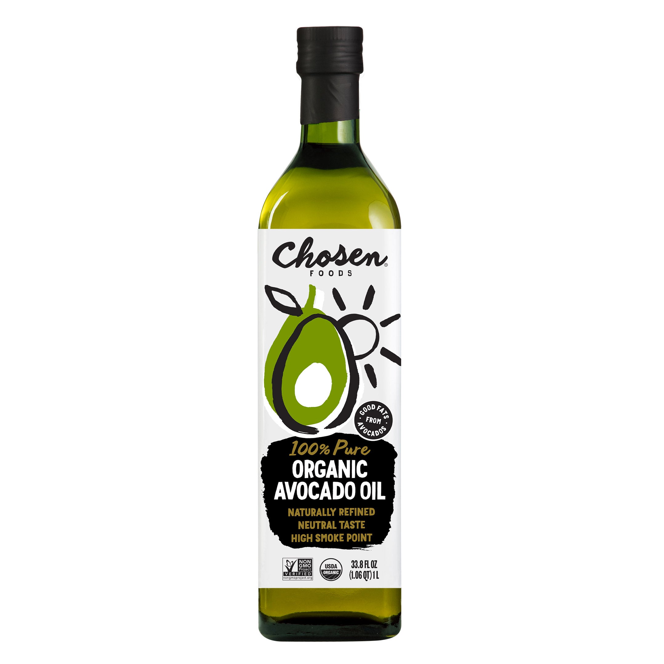 CHOSEN FOODS ORGANIC AVOCADO OIL 1 LITER
