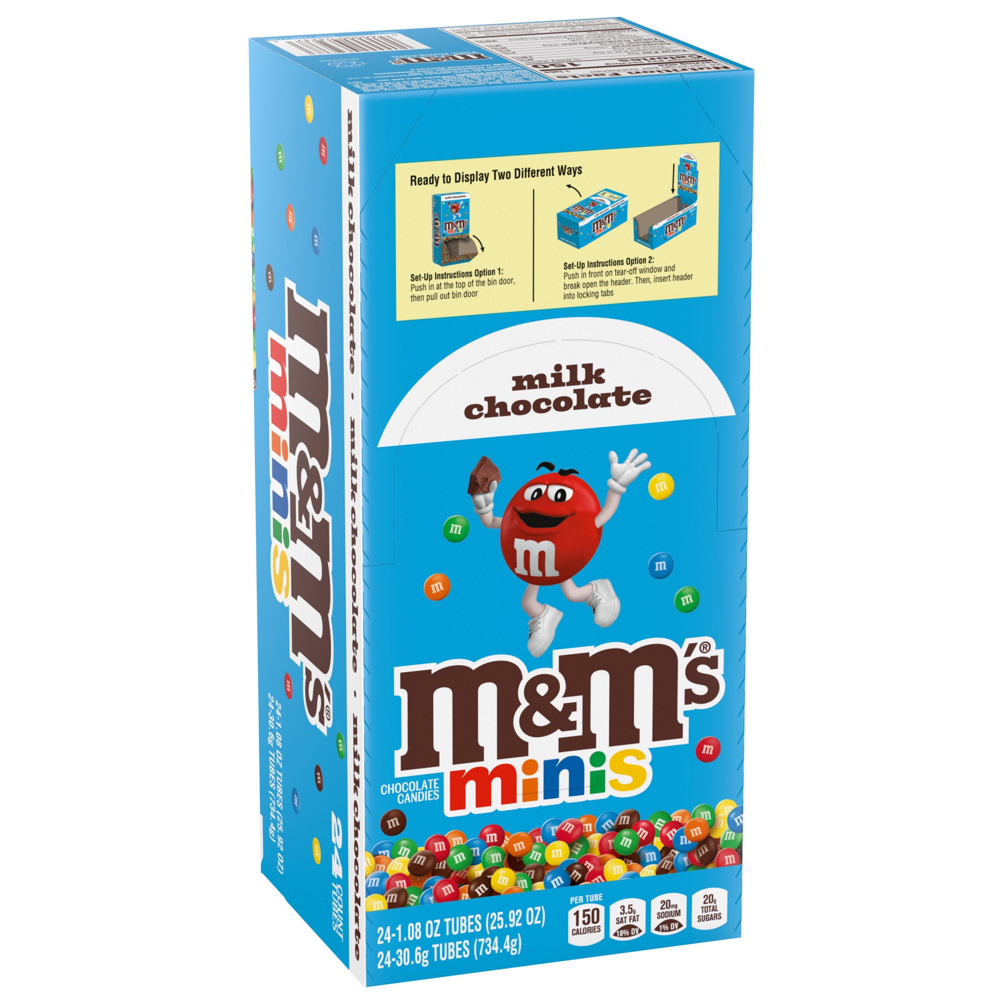 M&M'S MINI TUBES 24 CT - Image 1