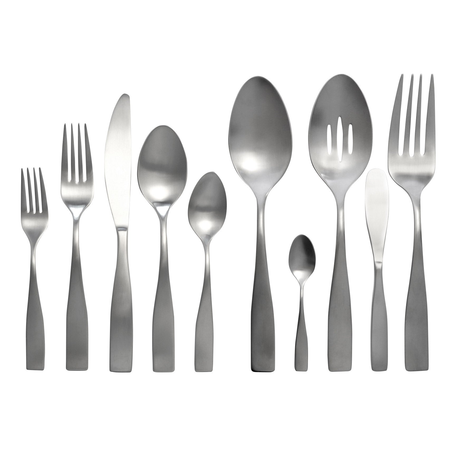 GOURMET SETTINGS 45-PIECE STAINLESS STEEL FLATWARE SET