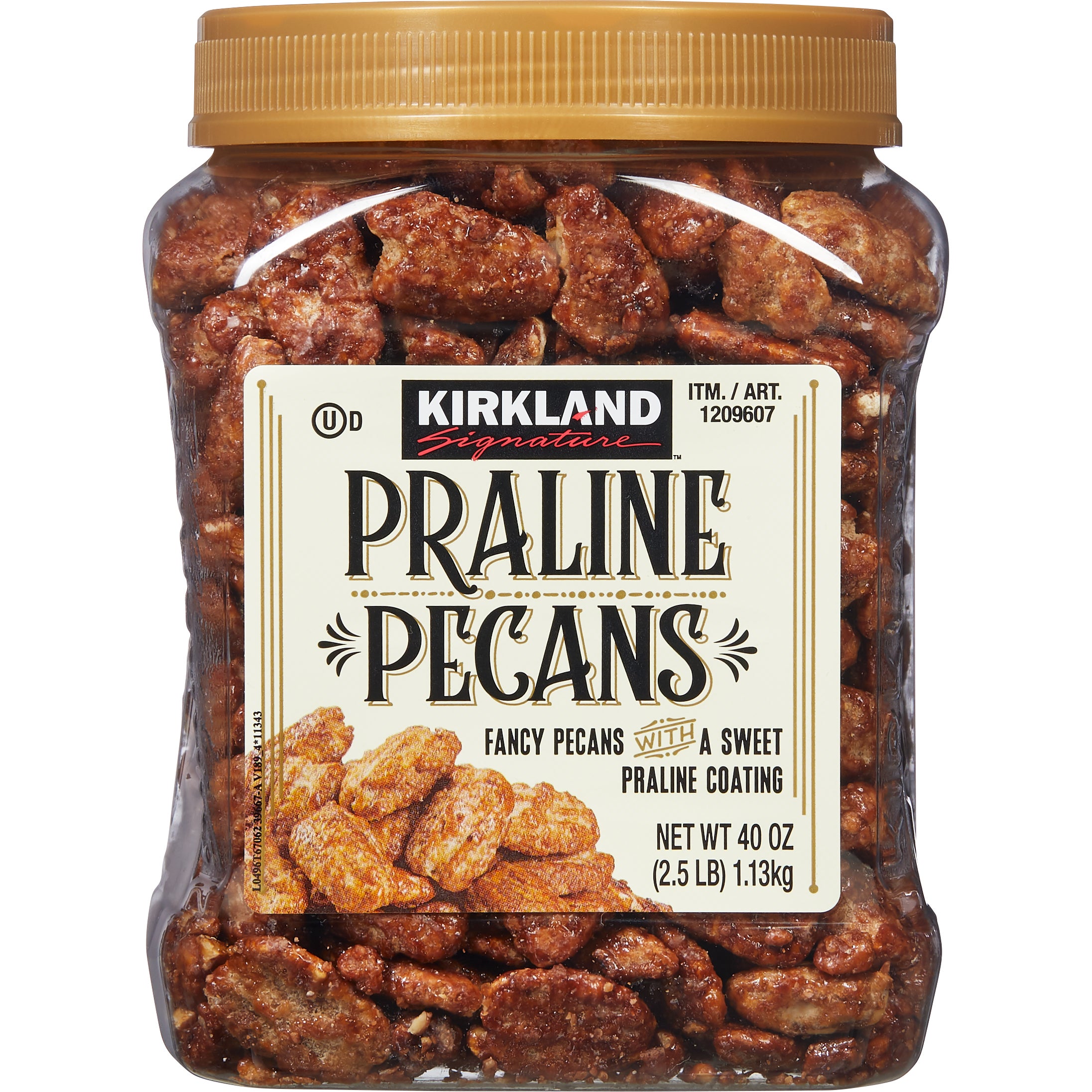 KIRKLAND SIGNATURE PRALINE PECANS 2.5 LBS - Image 1