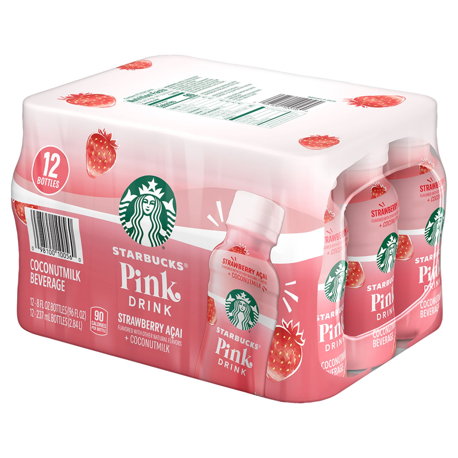 STARBUCKS PINK DRINK 12/8 FL OZ (3 QTS)