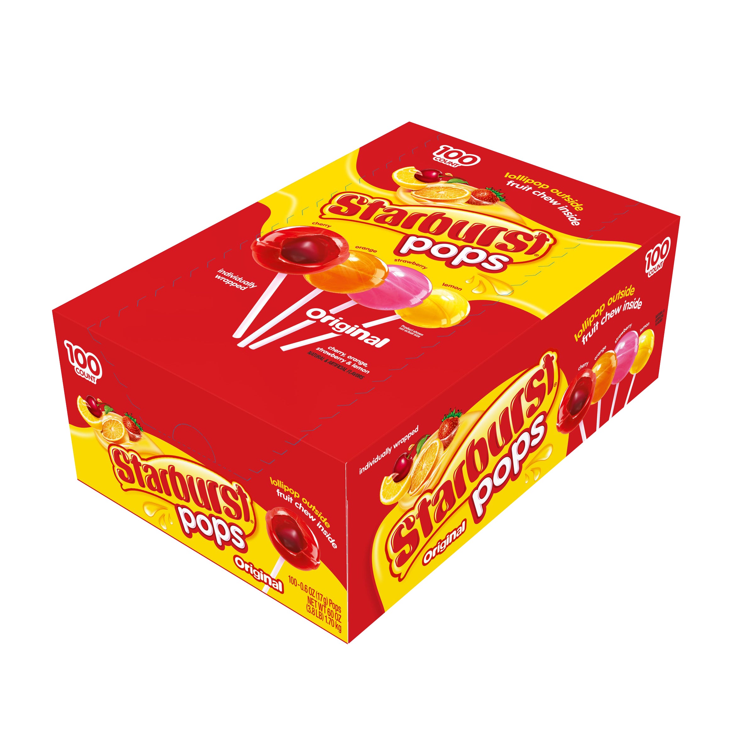 STARBURST POPS ORIGINAL 100/0.6 OZ