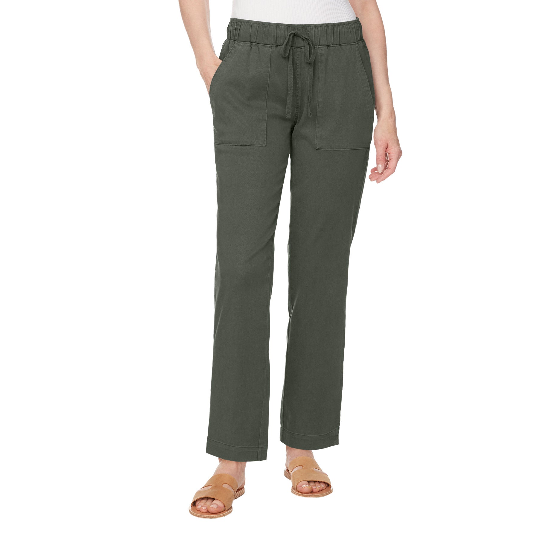 BUFFALO LADIES' TENCEL PULL ON PANT - Image 1