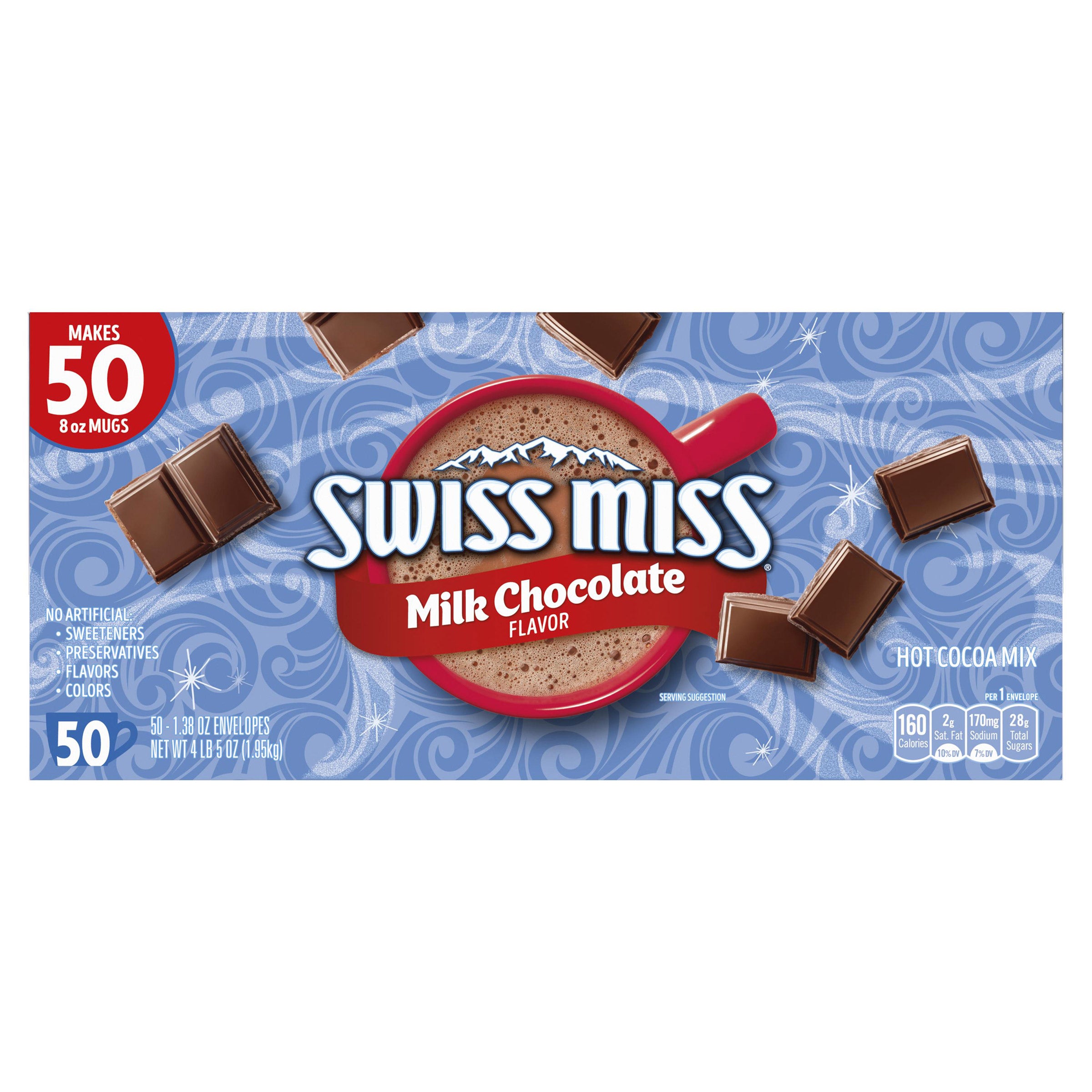 SWISS MISS MILK CHOCOLATE COCOA 50/1.38 OZ - Image 1