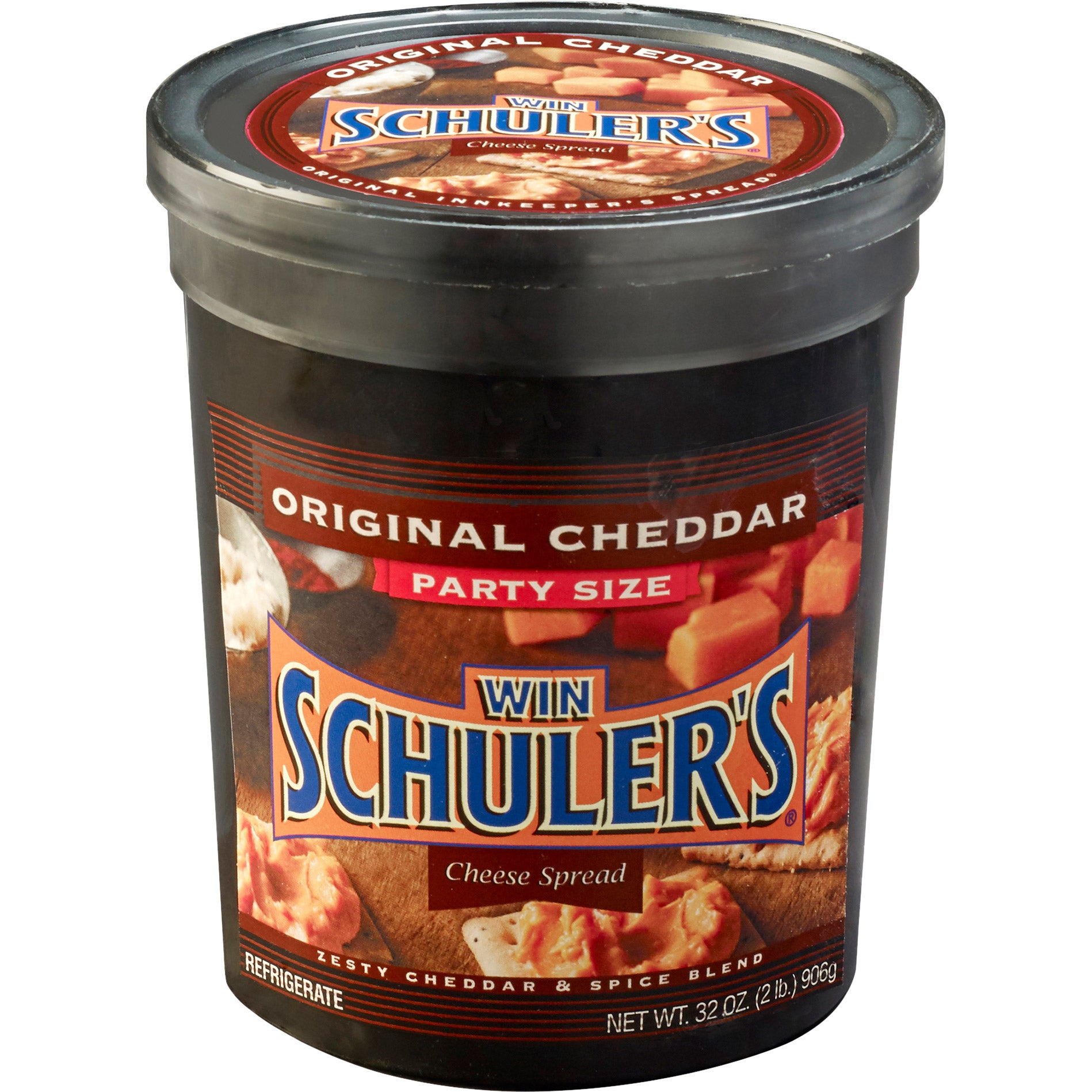 WIN SCHULER'S CHEDDAR CHEESE SPREAD 32 OUNCE CONTAINER