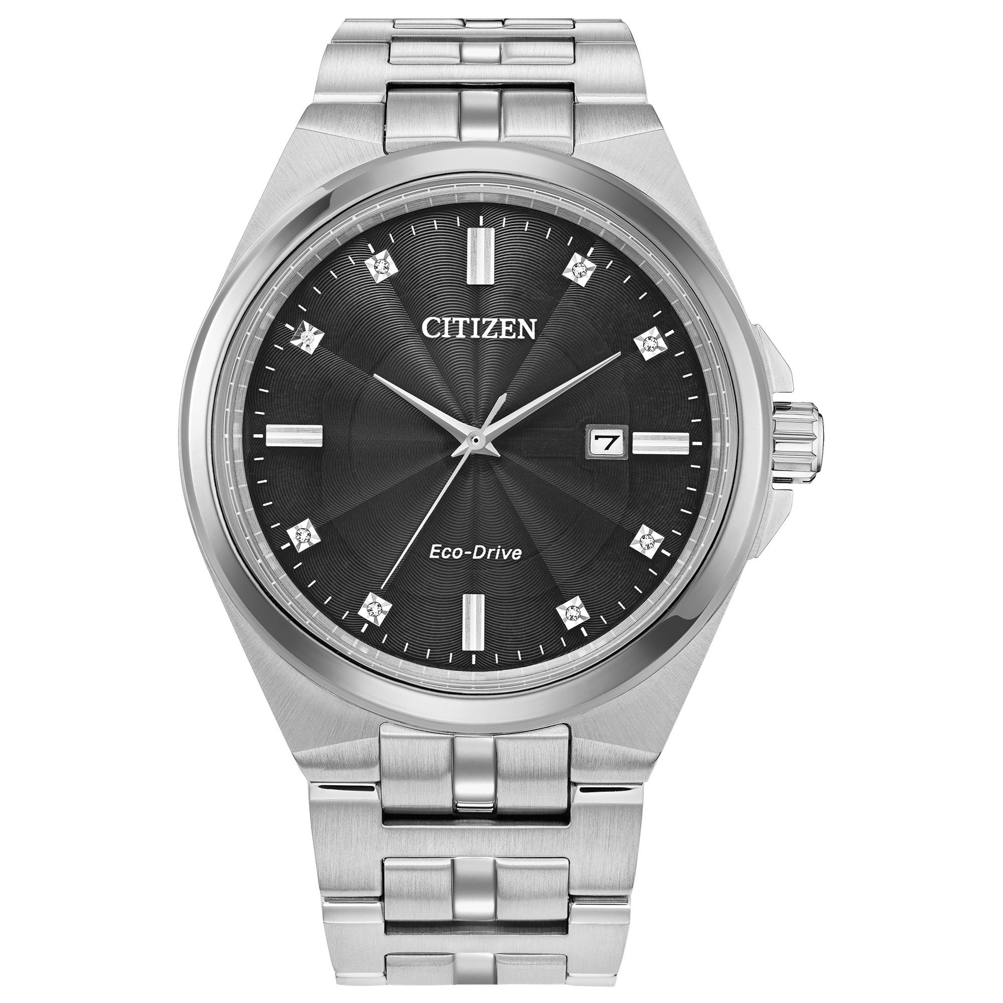 CITIZEN ECO-DRIVE STAINLESS STEEL MENS QUARTZ WATCH - Image 1