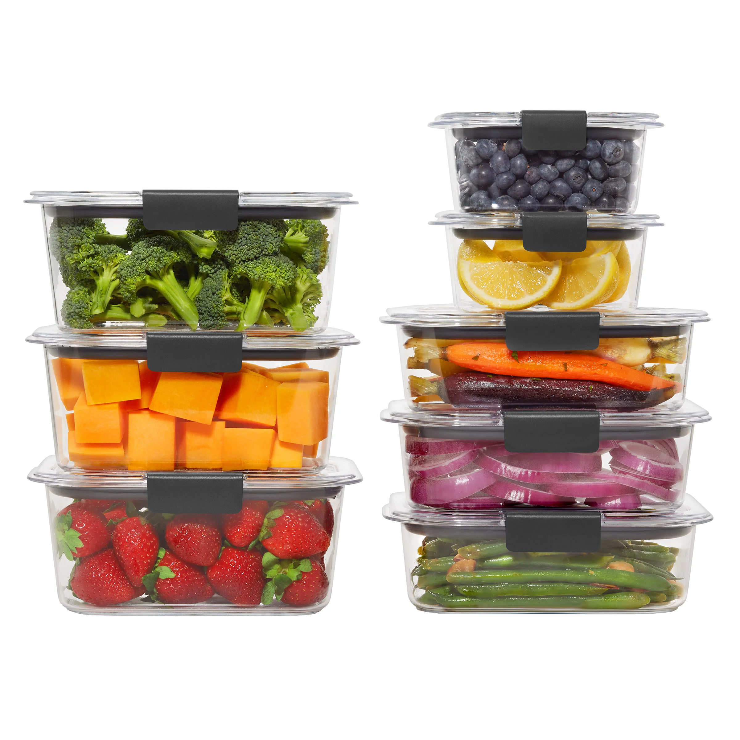 RUBBERMAID BRILLIANCE 16-PIECE FOOD STORAGE SET - Image 1
