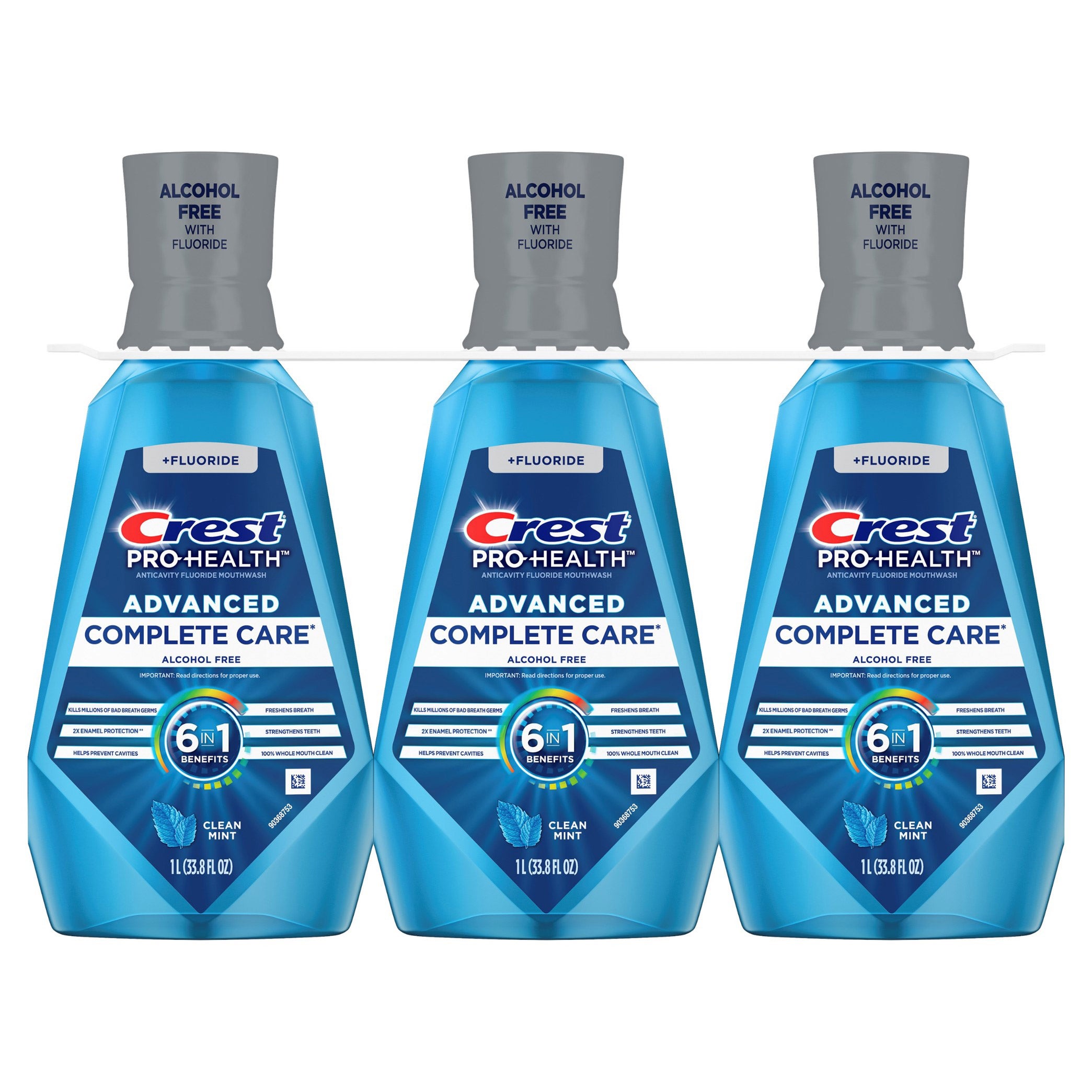 CREST PRO-HEALTH ADVANCED MOUTHWASH 3 PK /1 LITER EA - Image 1