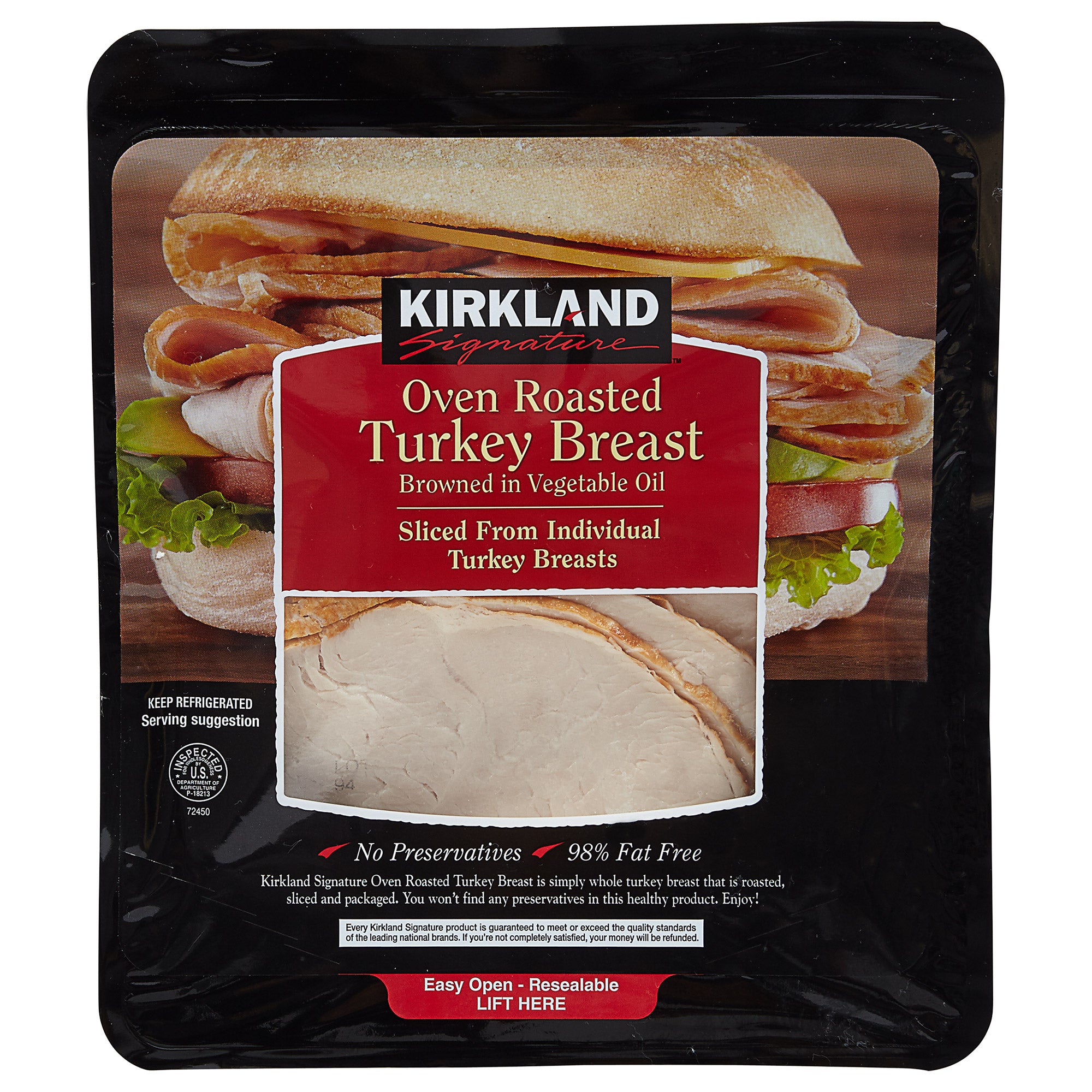 KIRKLAND SIGNATURE SLICED ROASTED TURKEY PRICE PER POUND